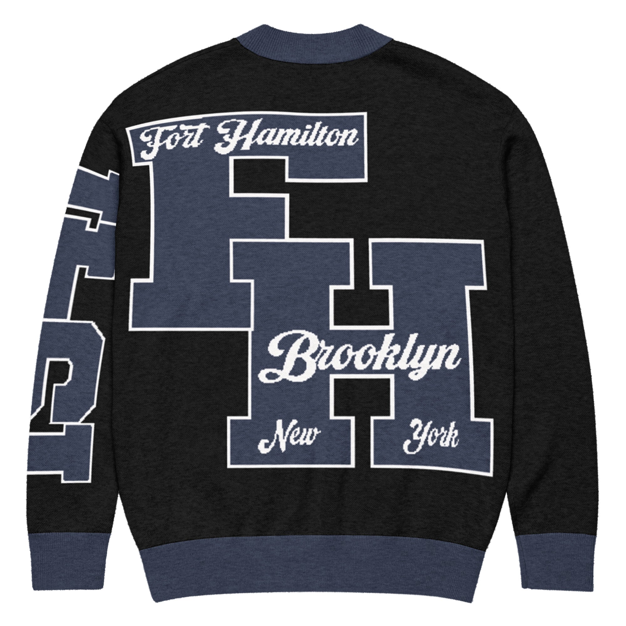 Fort Hamilton High School (Brooklyn) Letterman Knitted Cardigan