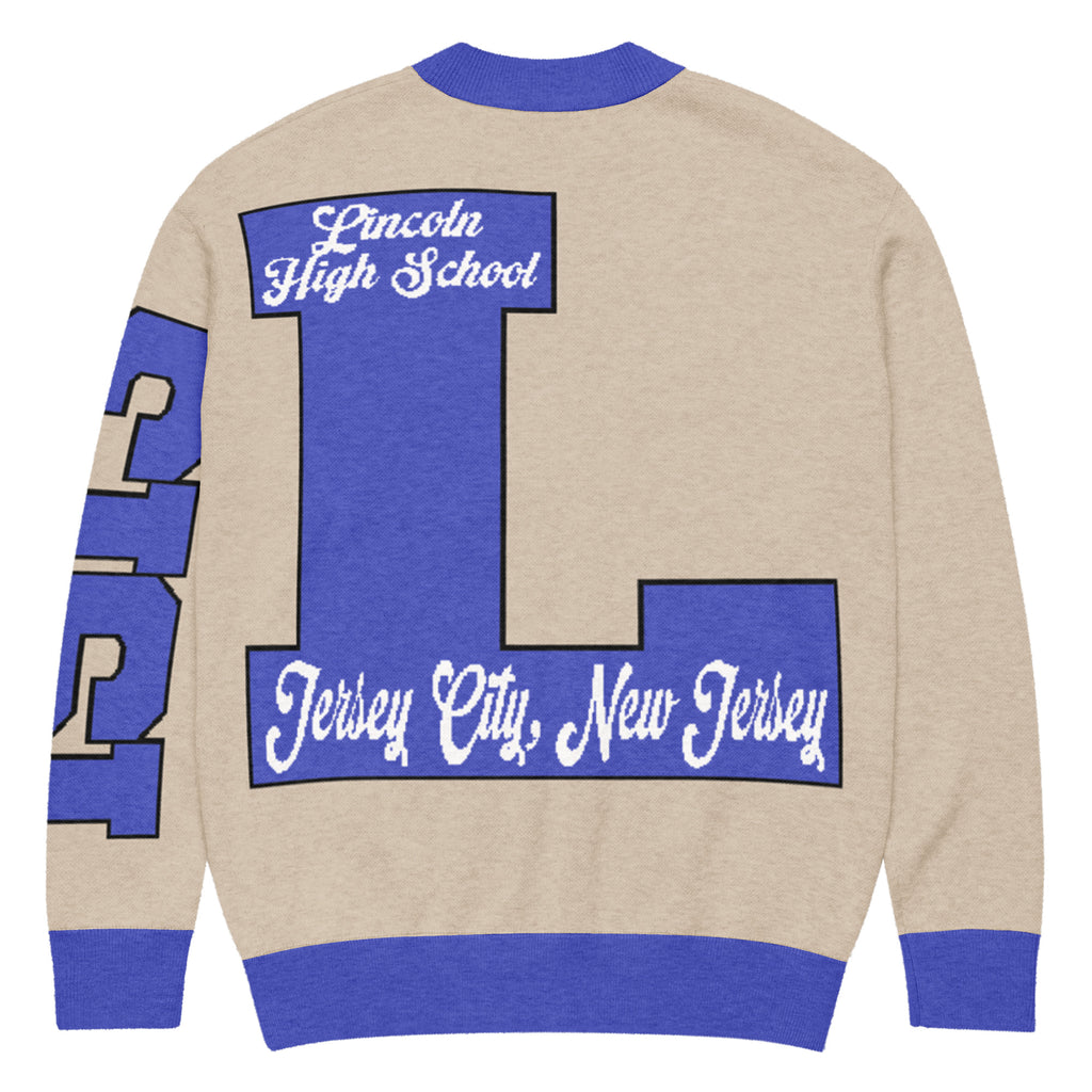 Lincoln High School (NJ) Letterman Knitted Cardigan