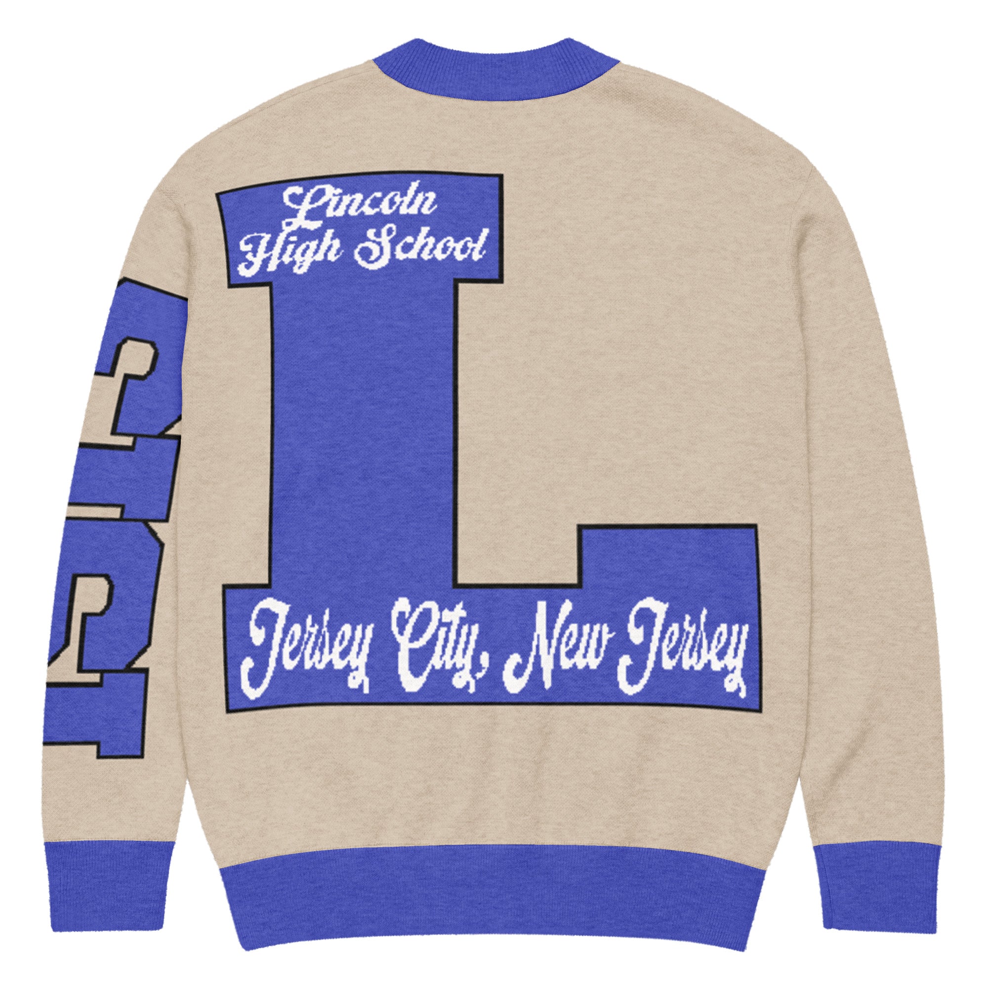 Lincoln High School (NJ) Letterman Knitted Cardigan
