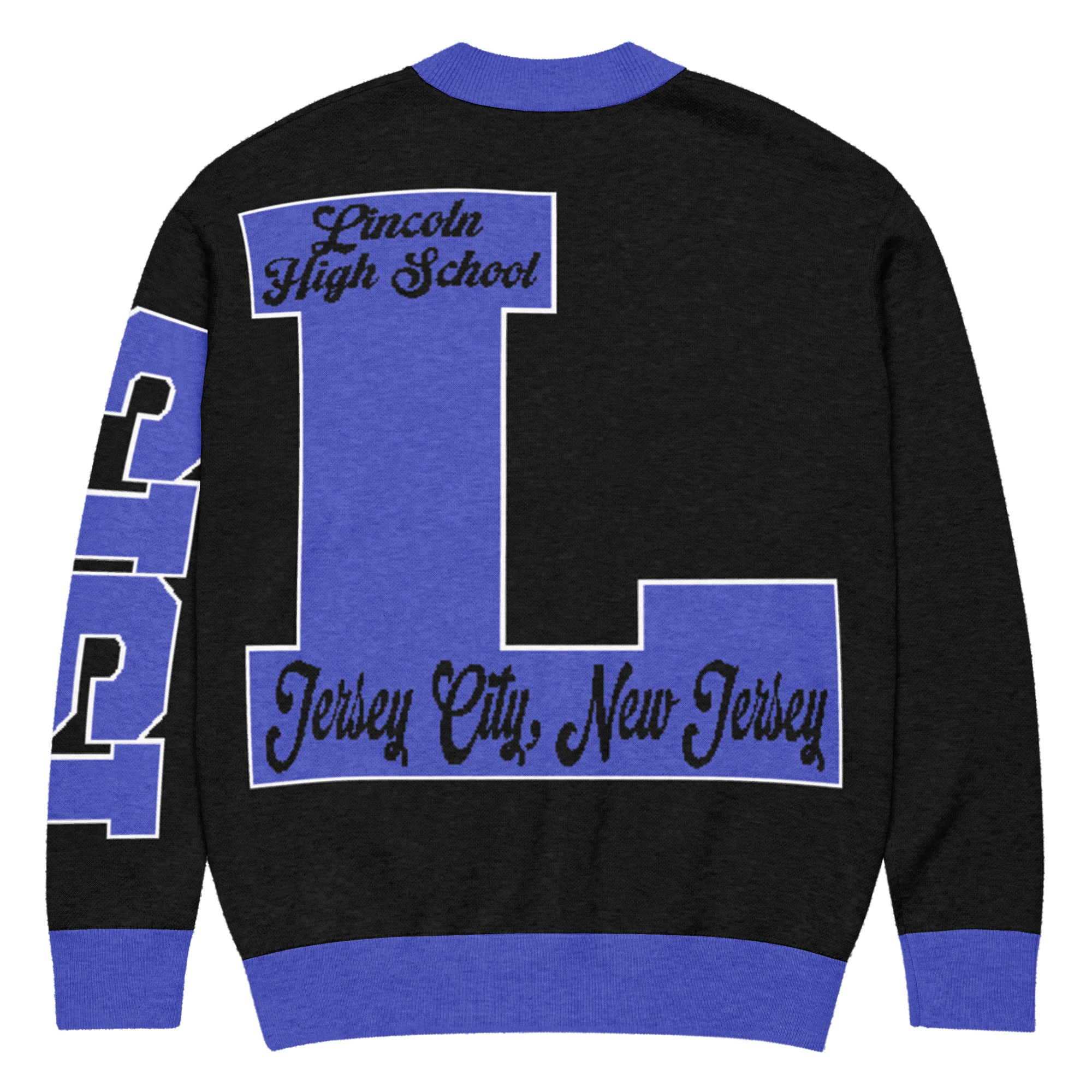Lincoln High School (NJ) Letterman Knitted Cardigan