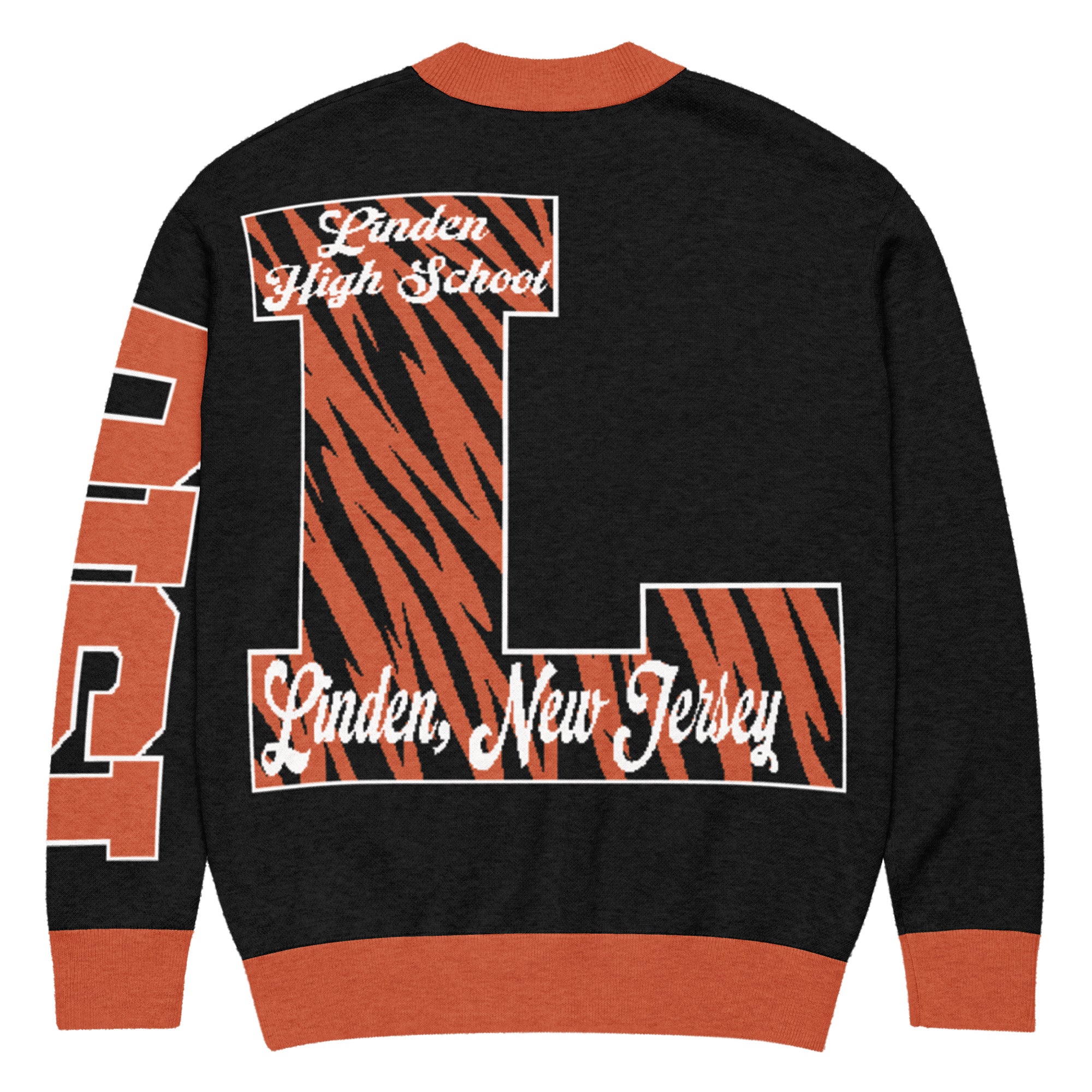 Linden High (NJ) Letterman Knitted Cardigan
