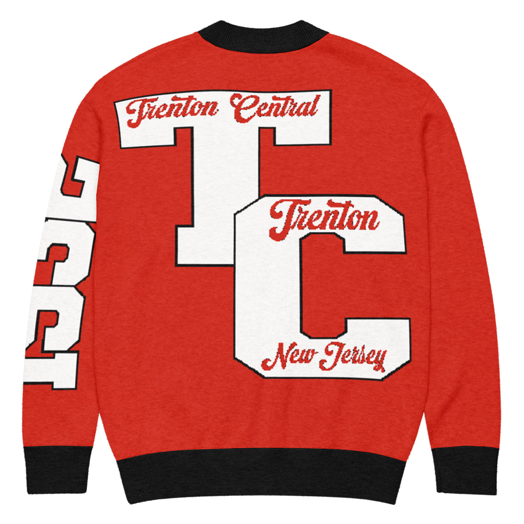 Trenton Central (NJ) Letterman Knitted Cardigan
