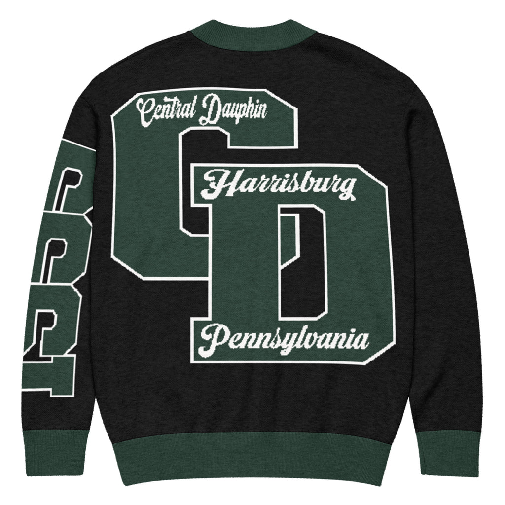 Central Dauphin High School (PA) Letterman Knitted Cardigan