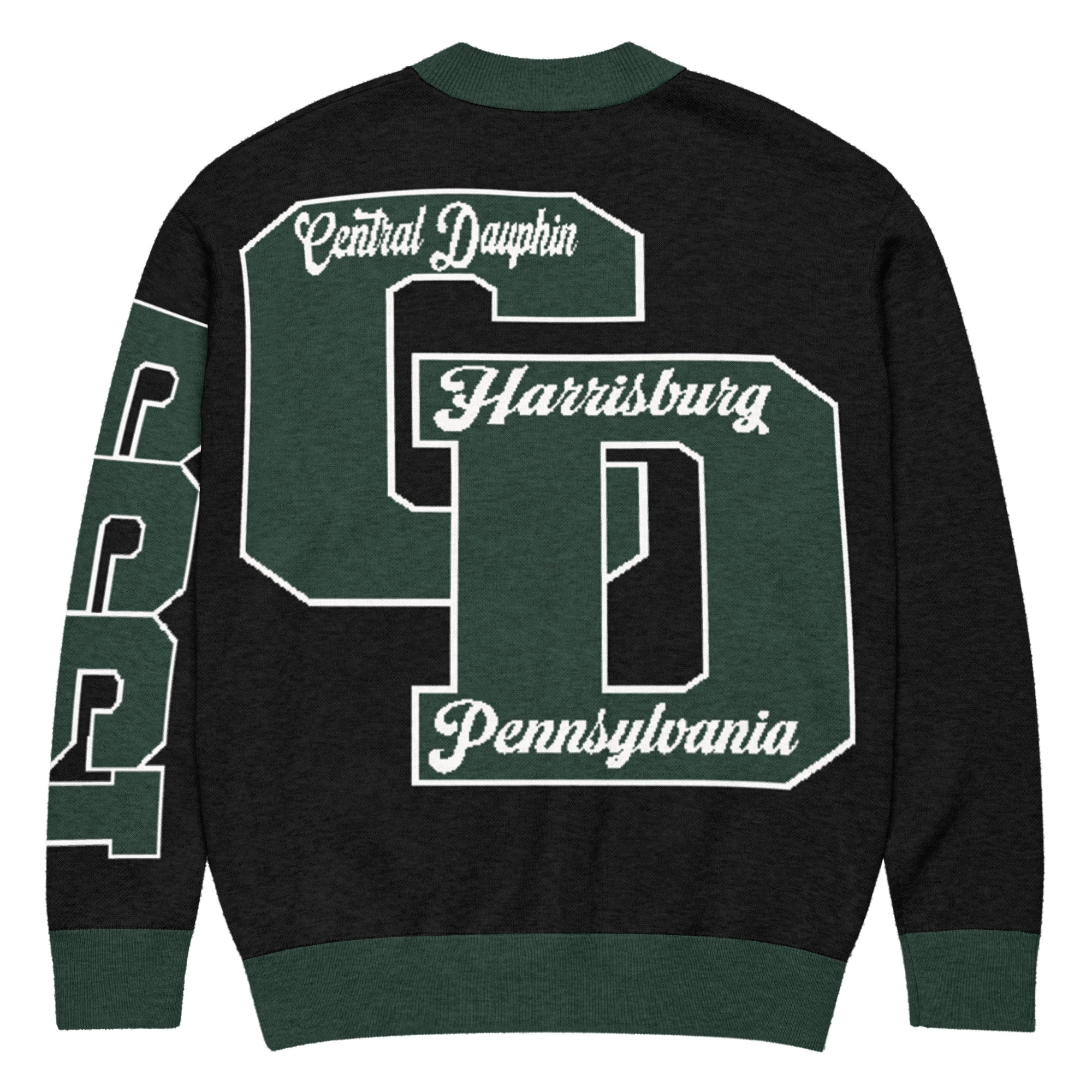 Central Dauphin High School (PA) Letterman Knitted Cardigan