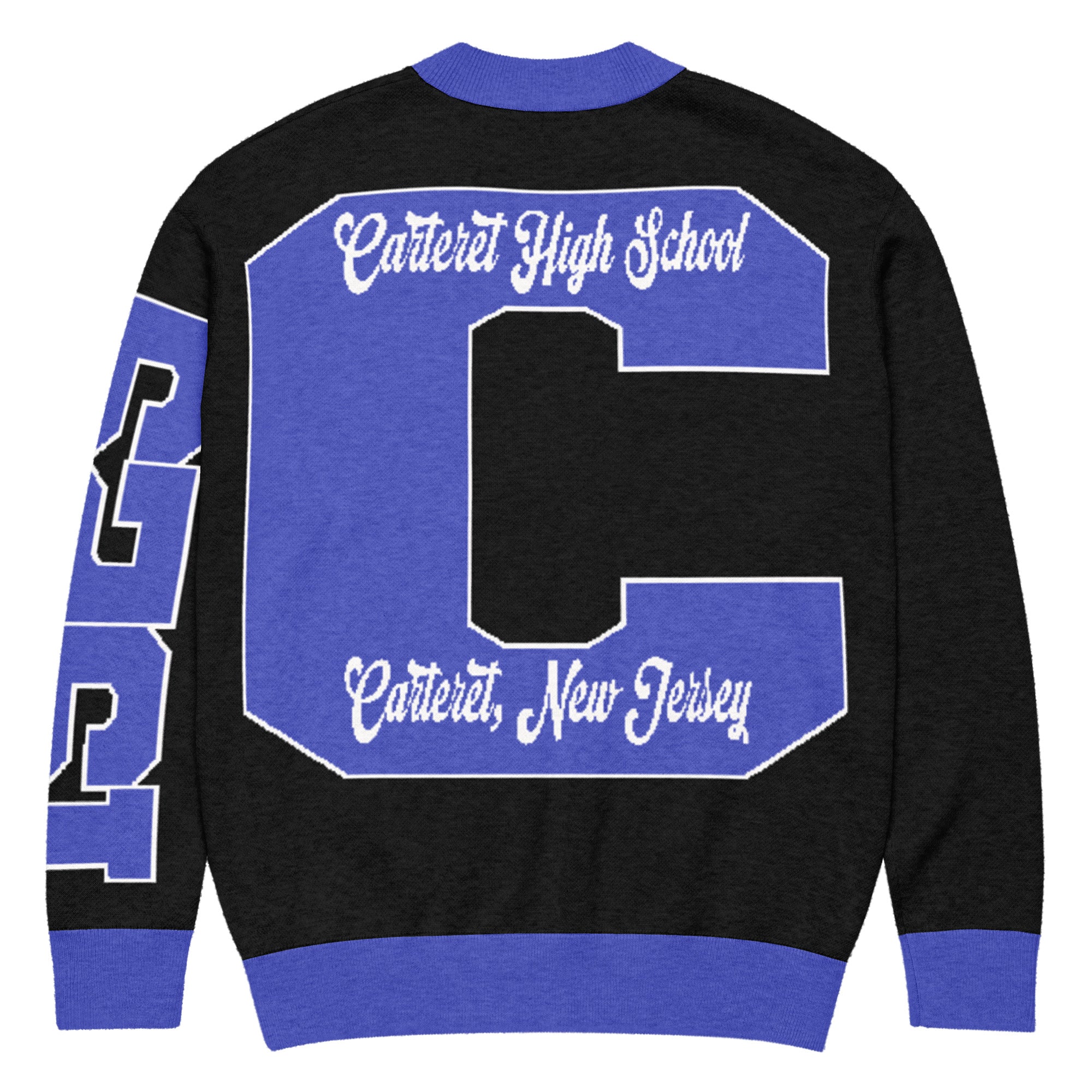Carteret High (NJ) Letterman Knitted Cardigan