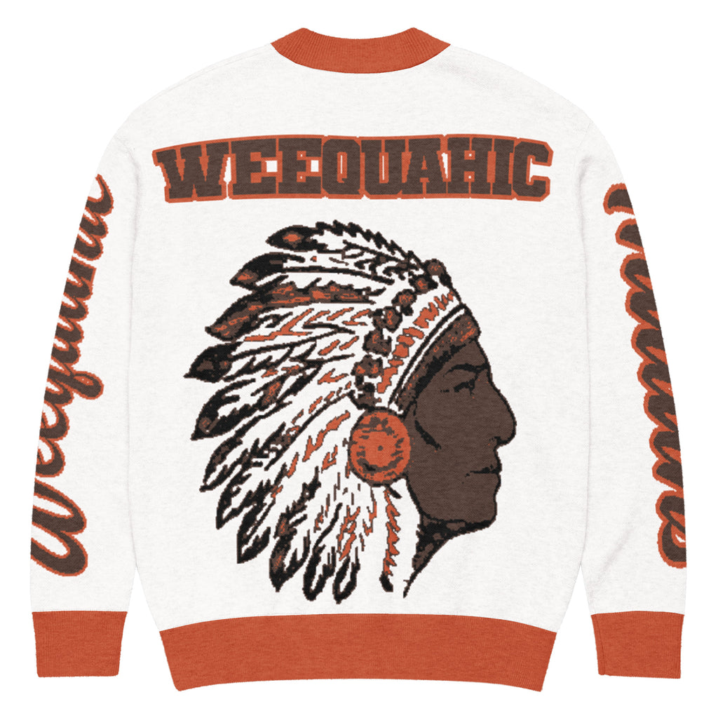 Weequahic High School x School Spirit Knitted Cardigan