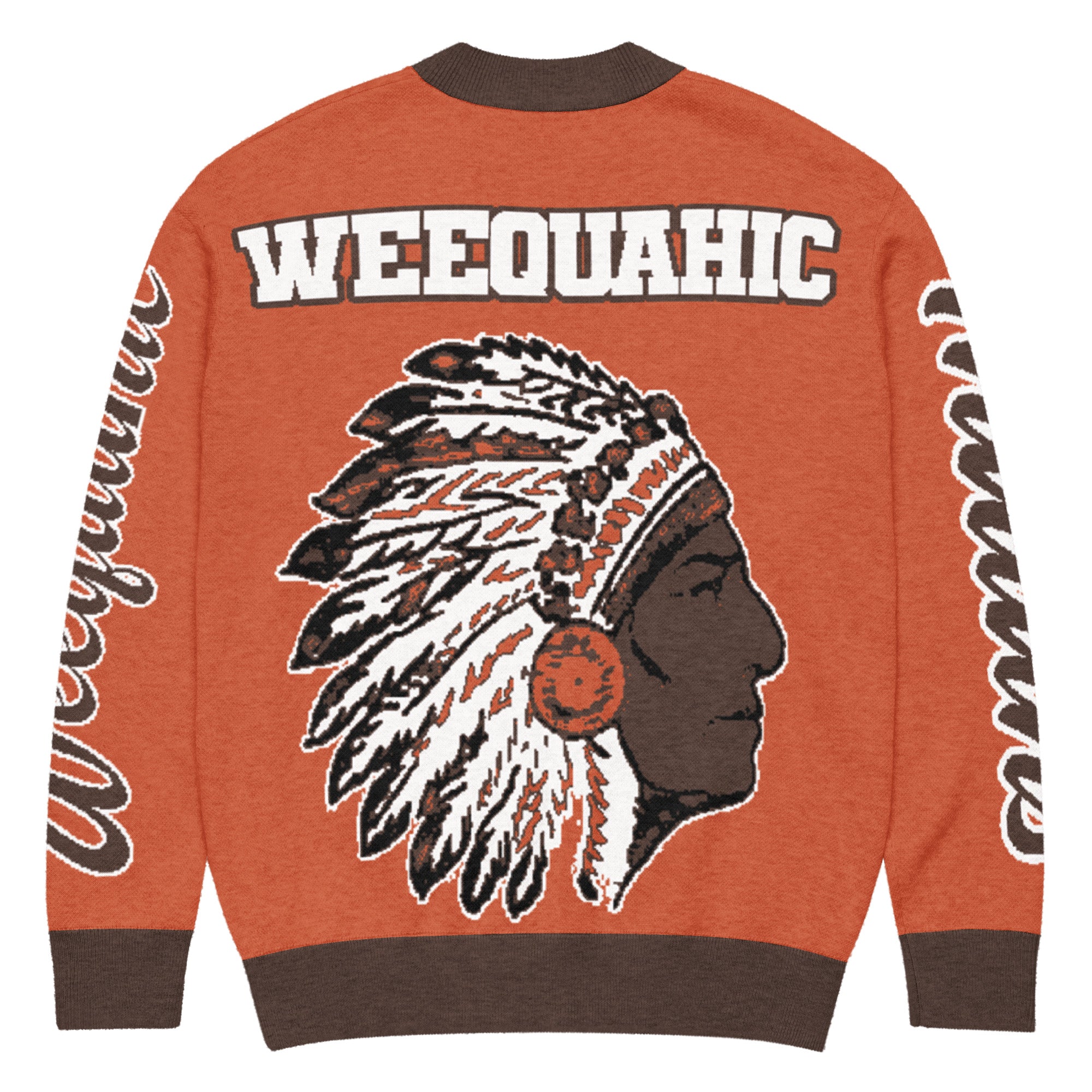 Weequahic High School x School Spirit Knitted Cardigan