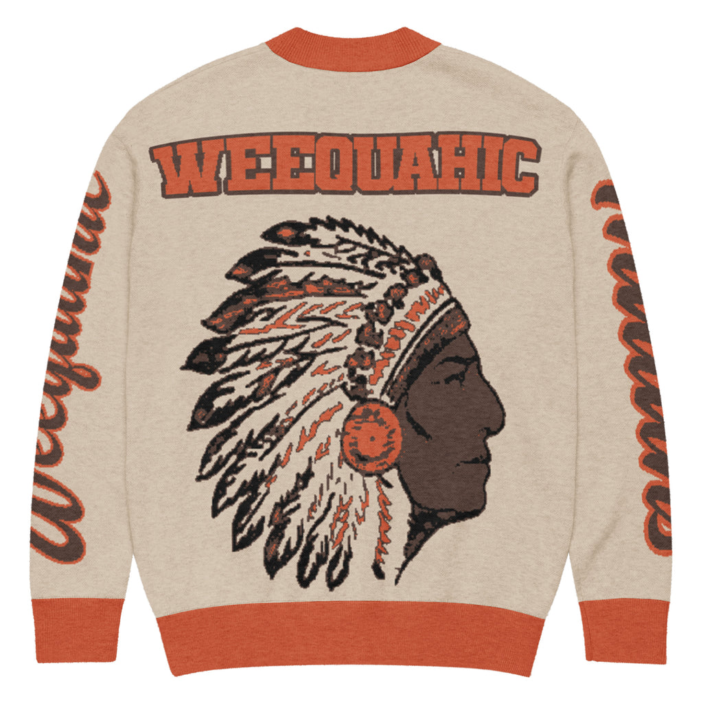 Weequahic High School x School Spirit Knitted Cardigan