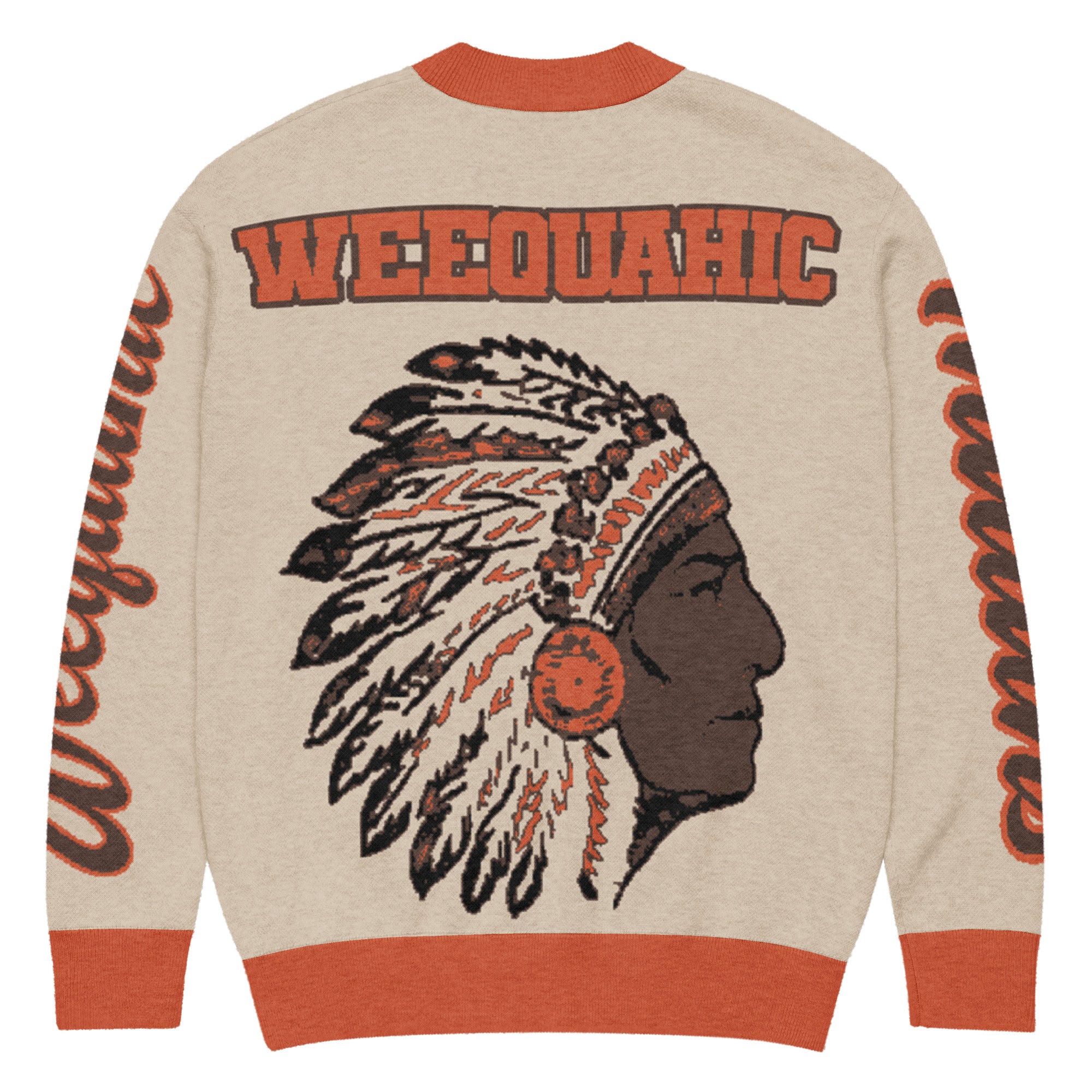Weequahic High School x School Spirit Knitted Cardigan