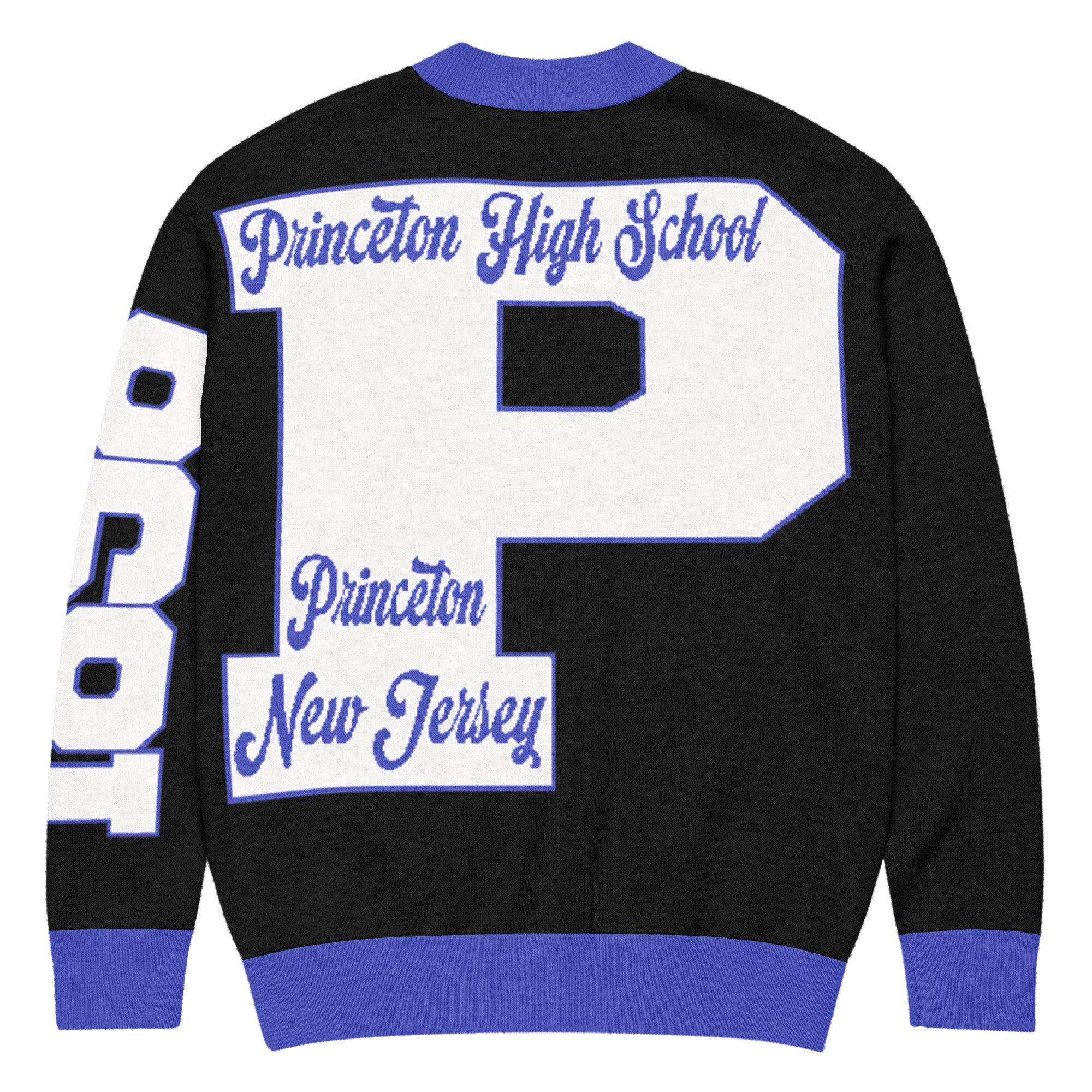Princeton High School (NJ) Letterman Knitted Cardigan