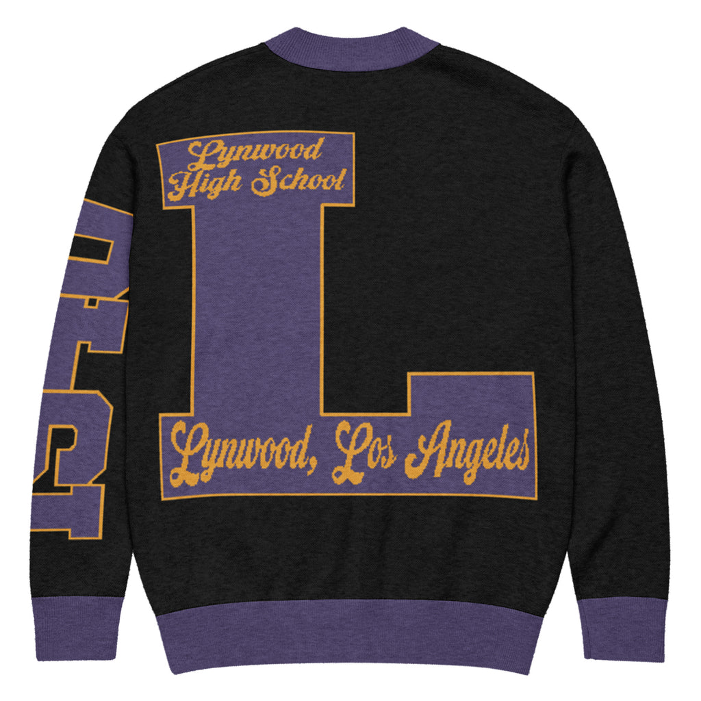 Lynwood High (CA) Letterman Knitted Cardigan