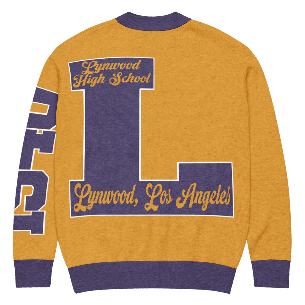 Lynwood High (CA) Letterman Knitted Cardigan