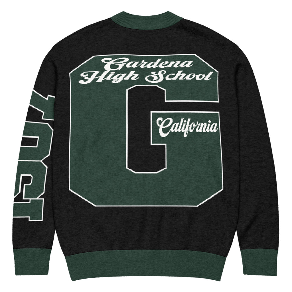 Gardena High (CA) Letterman Knitted Cardigan