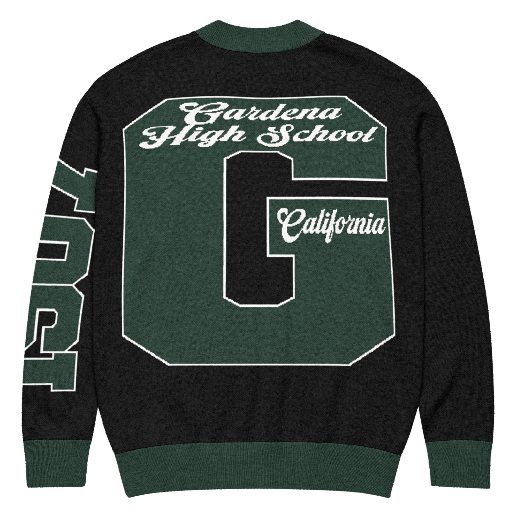 Gardena High (CA) Letterman Knitted Cardigan