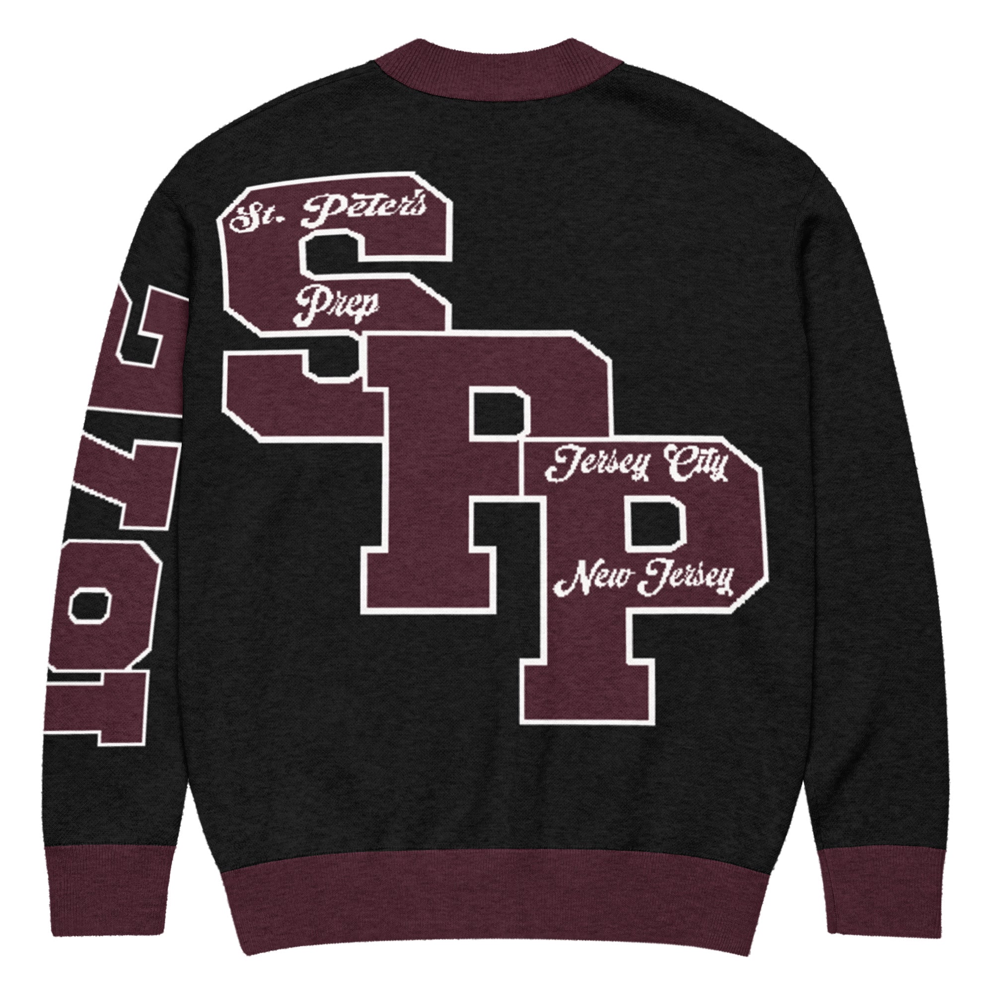St. Peter's Prep (Jersey City, NJ) Letterman Knitted Cardigan