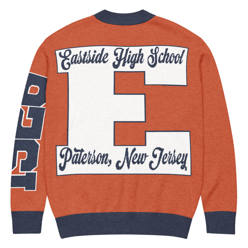 Eastside High School (Paterson, NJ) Letterman Knitted Cardigan