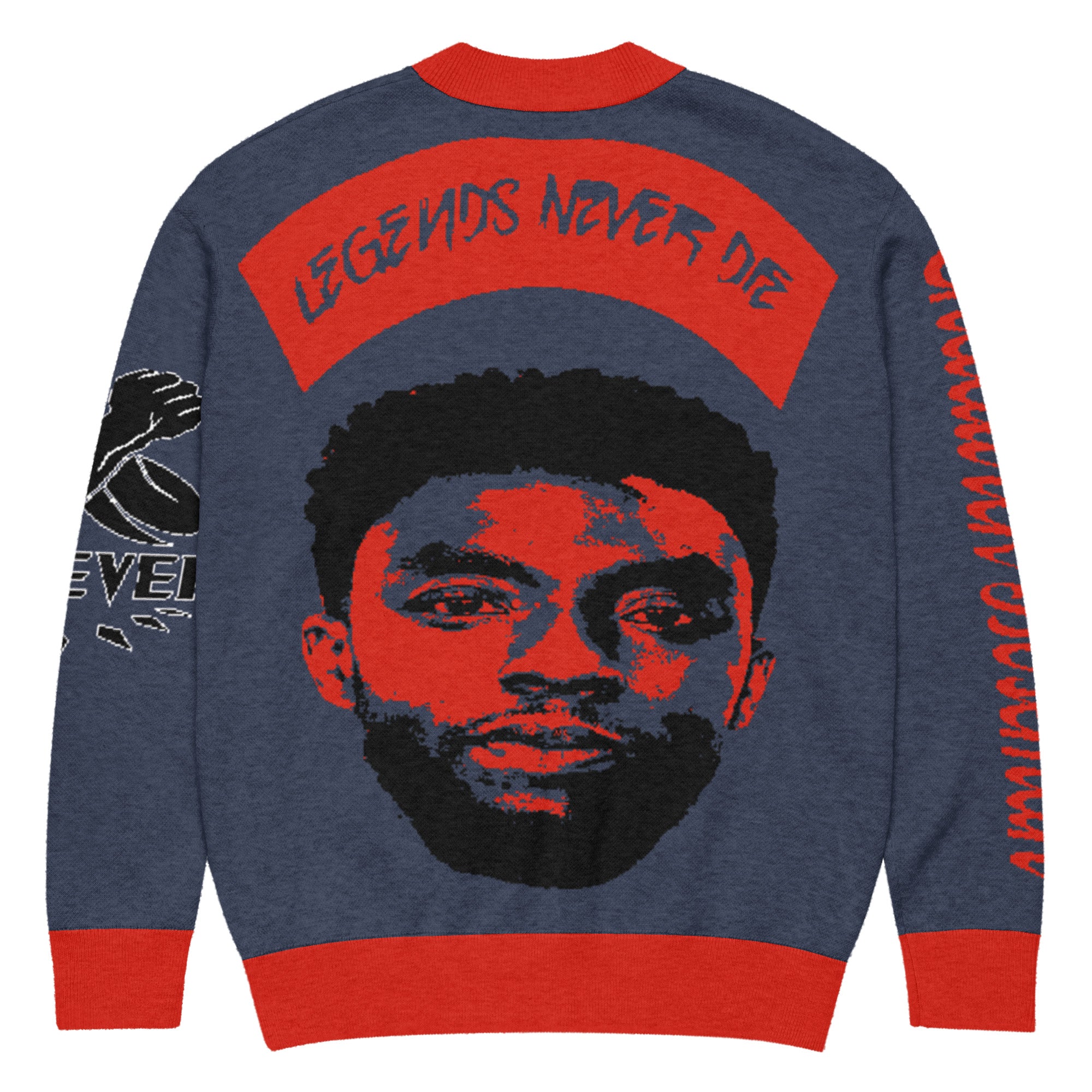 Chadwick Boseman Knitted Cardigan