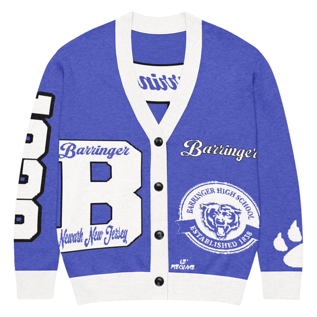 Barringer High School Letterman Knitted Cardigan