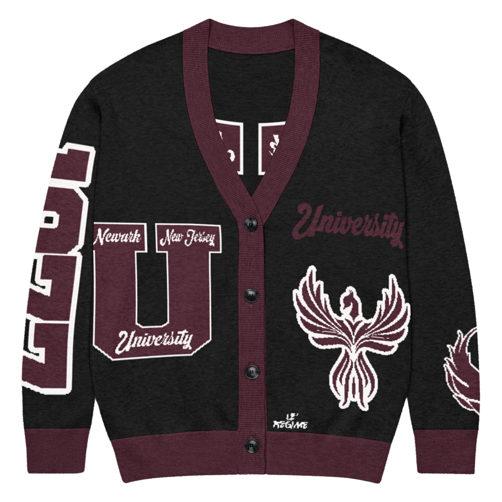 University High School Letterman Knitted Cardigan