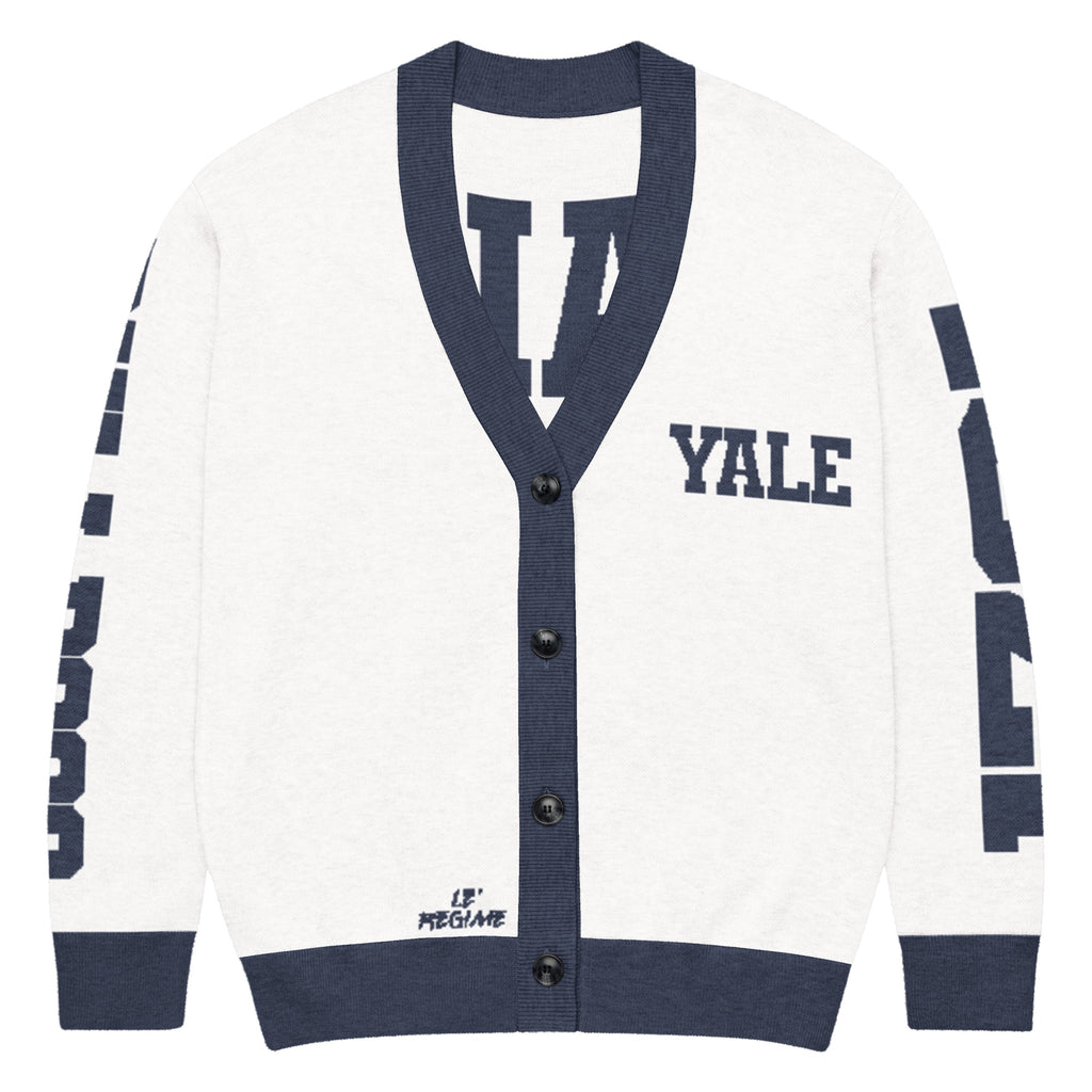 Yale University Retro Varsity Knitted Cardigan