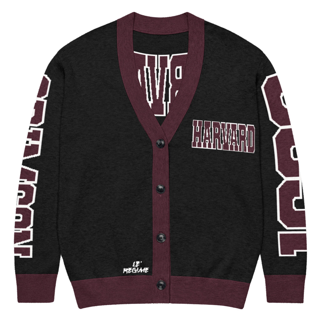Harvard University Retro Varsity Knitted Cardigan