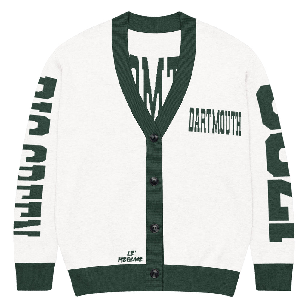 Dartmouth College Retro Varsity Knitted Cardigan