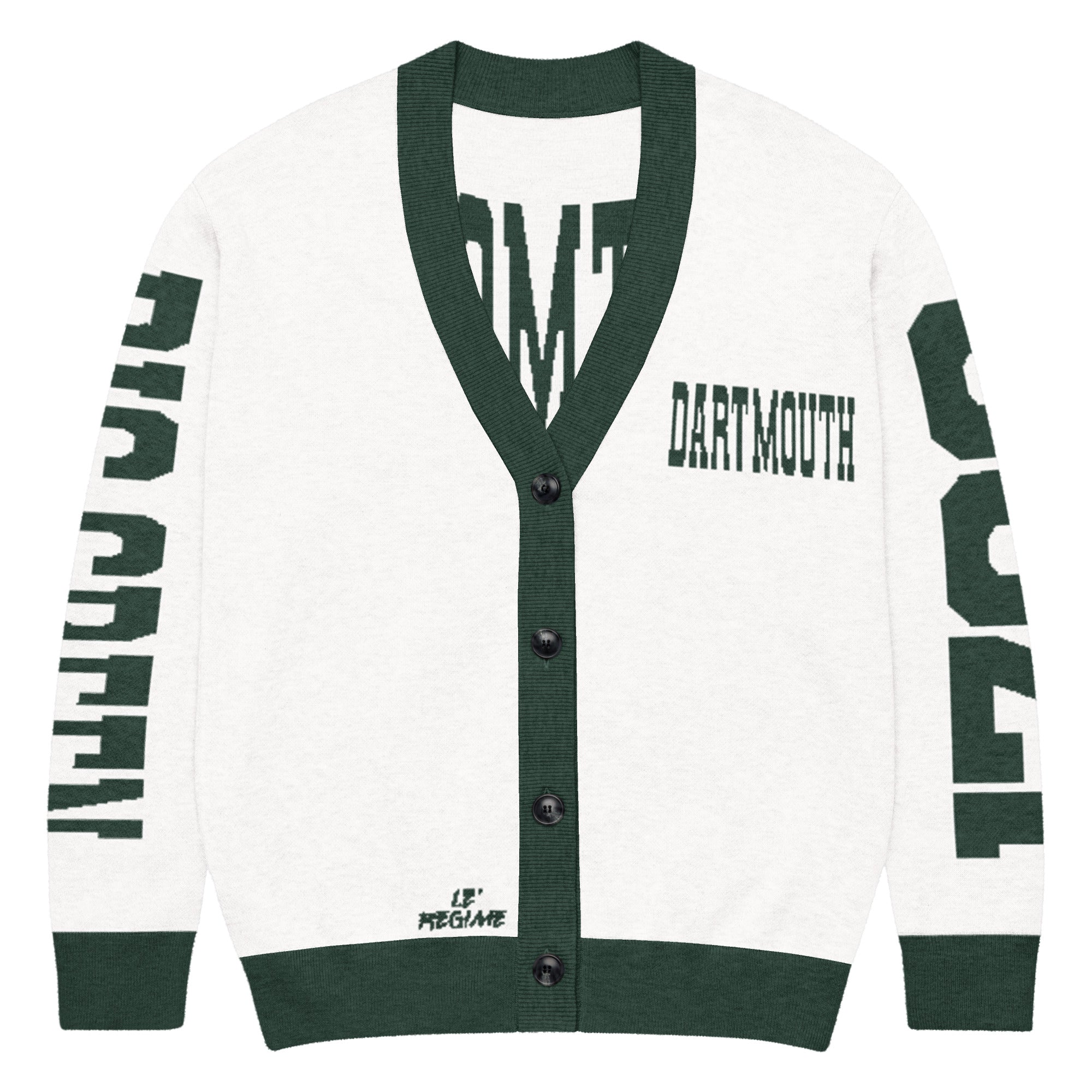 Dartmouth College Retro Varsity Knitted Cardigan