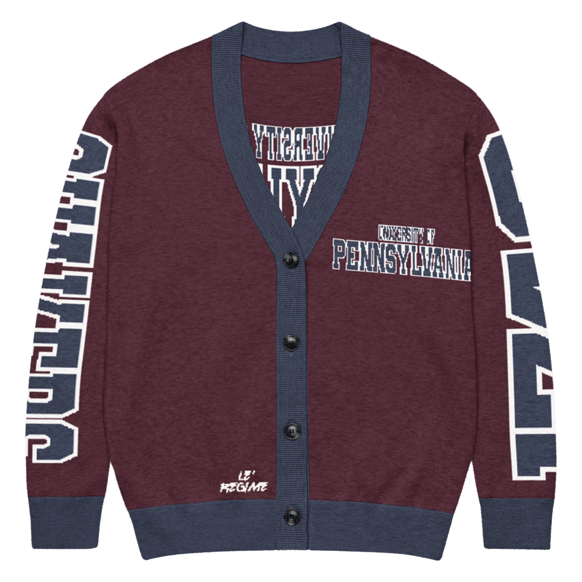 University of Pennsylvania Retro Varsity Knitted Cardigan