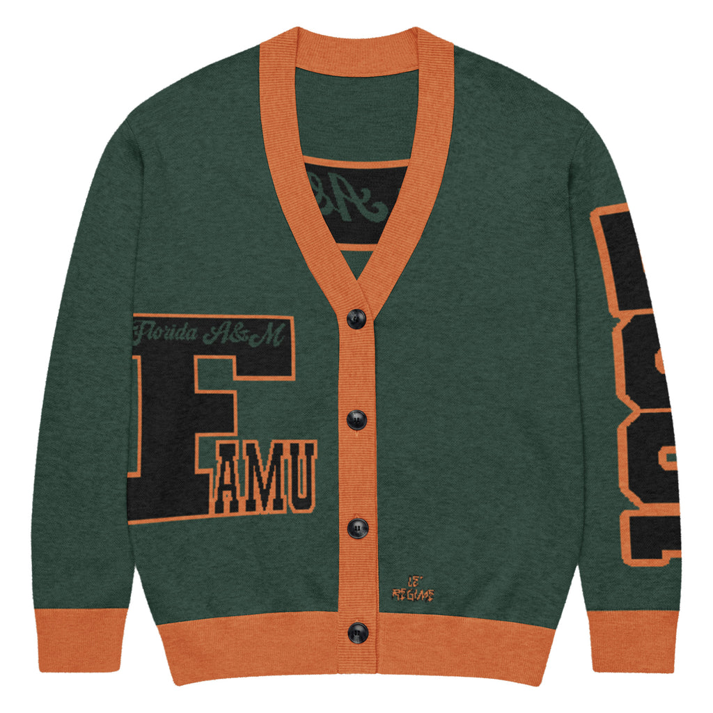 Florida A&M Varsity Unisex Knitted Cardigan
