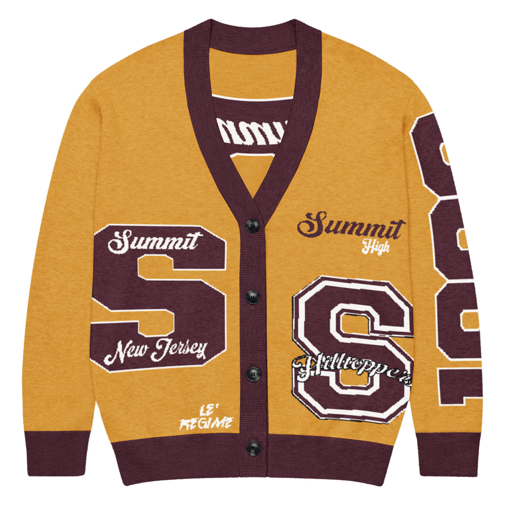 Summit High School (NJ) Letterman Knitted Cardigan