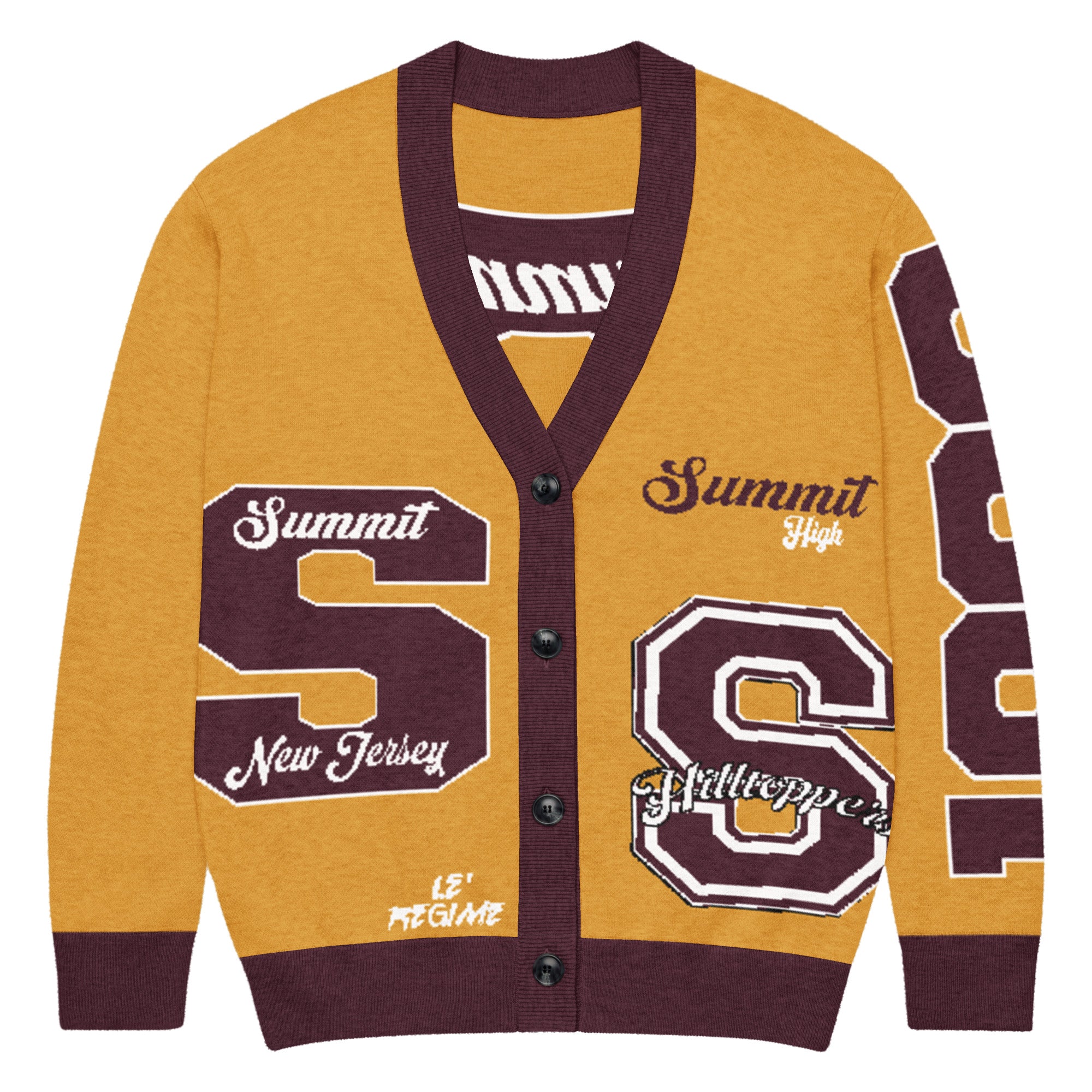 Summit High School (NJ) Letterman Knitted Cardigan