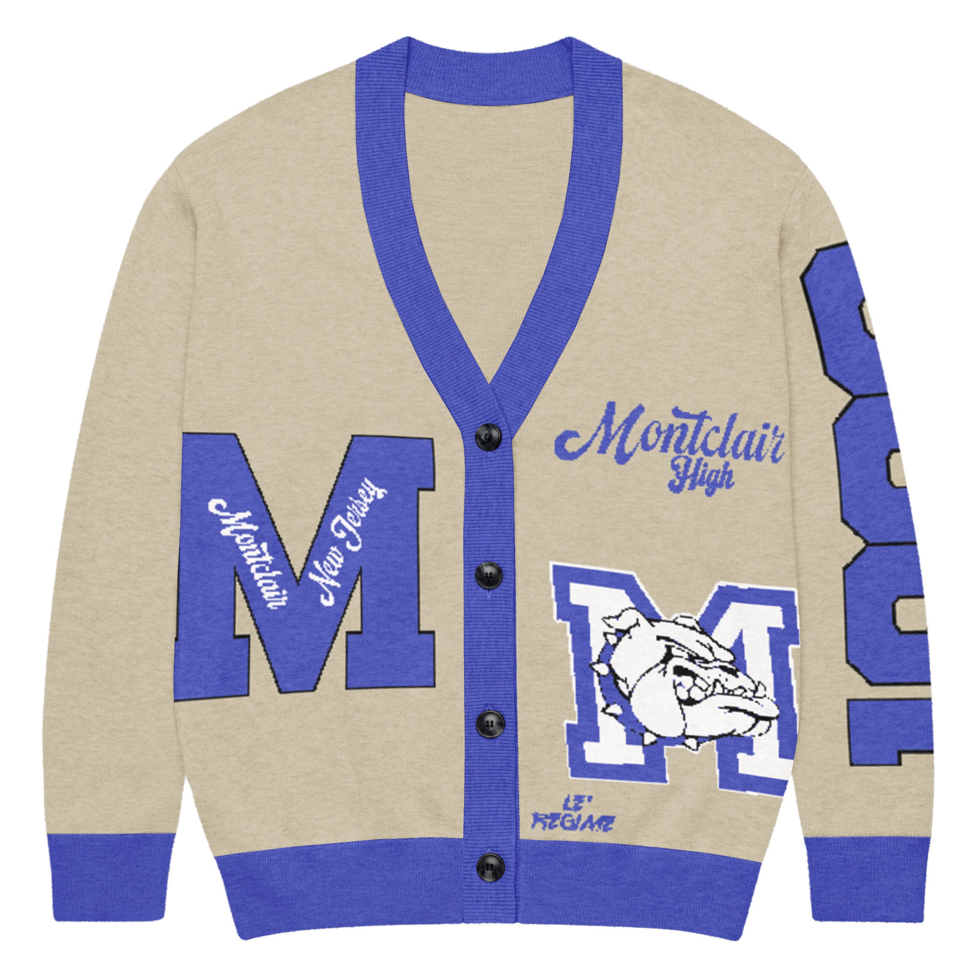 Montclair High (NJ) Letterman Knitted Cardigan