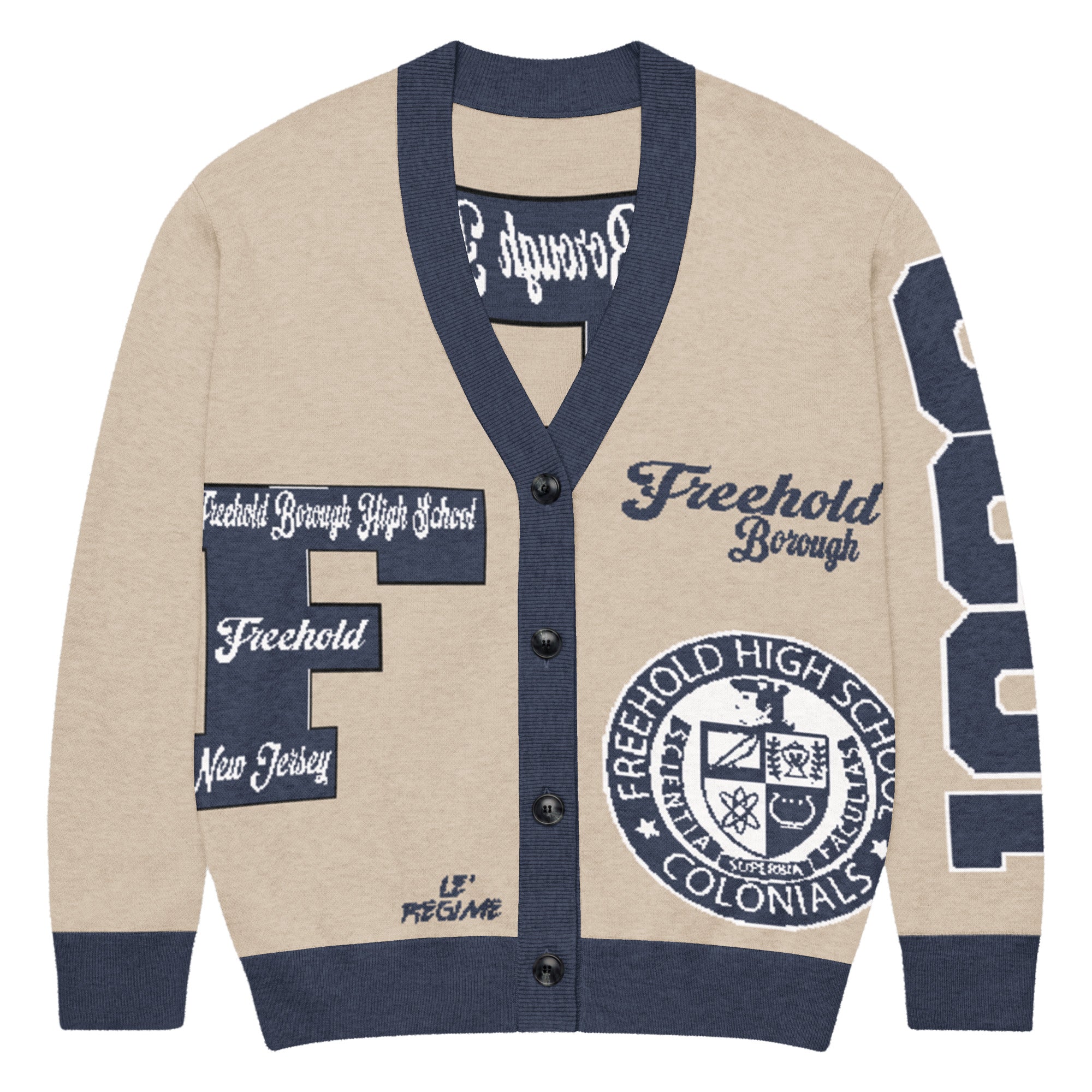 Freehold Boro Letterman Knitted Cardigan