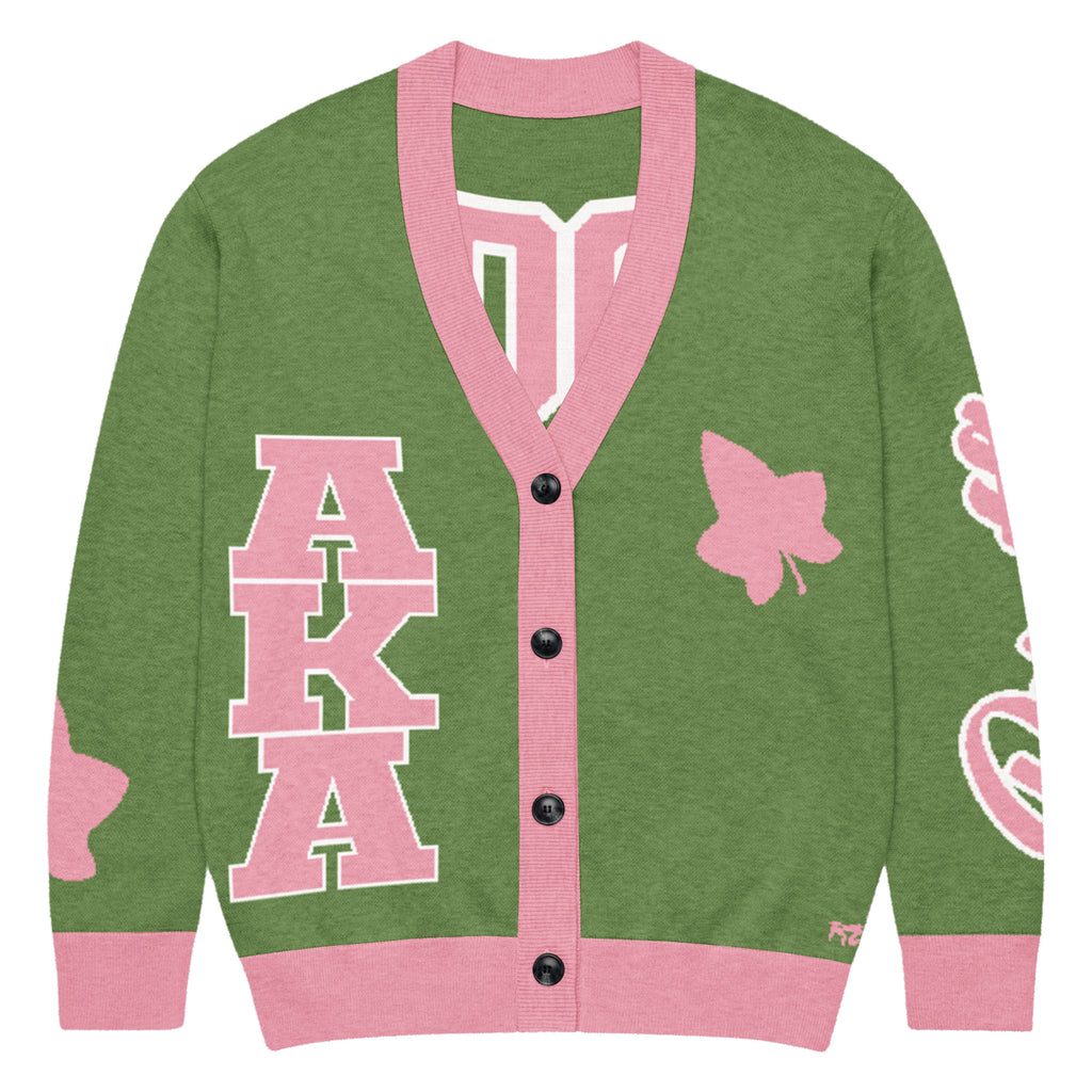 Alpha Kappa Alpha Knitted Cardigan