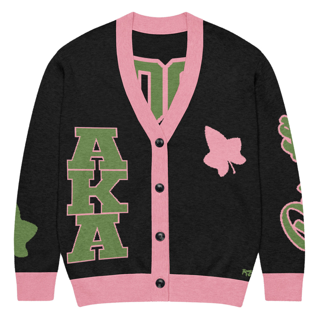 Alpha Kappa Alpha Knitted Cardigan