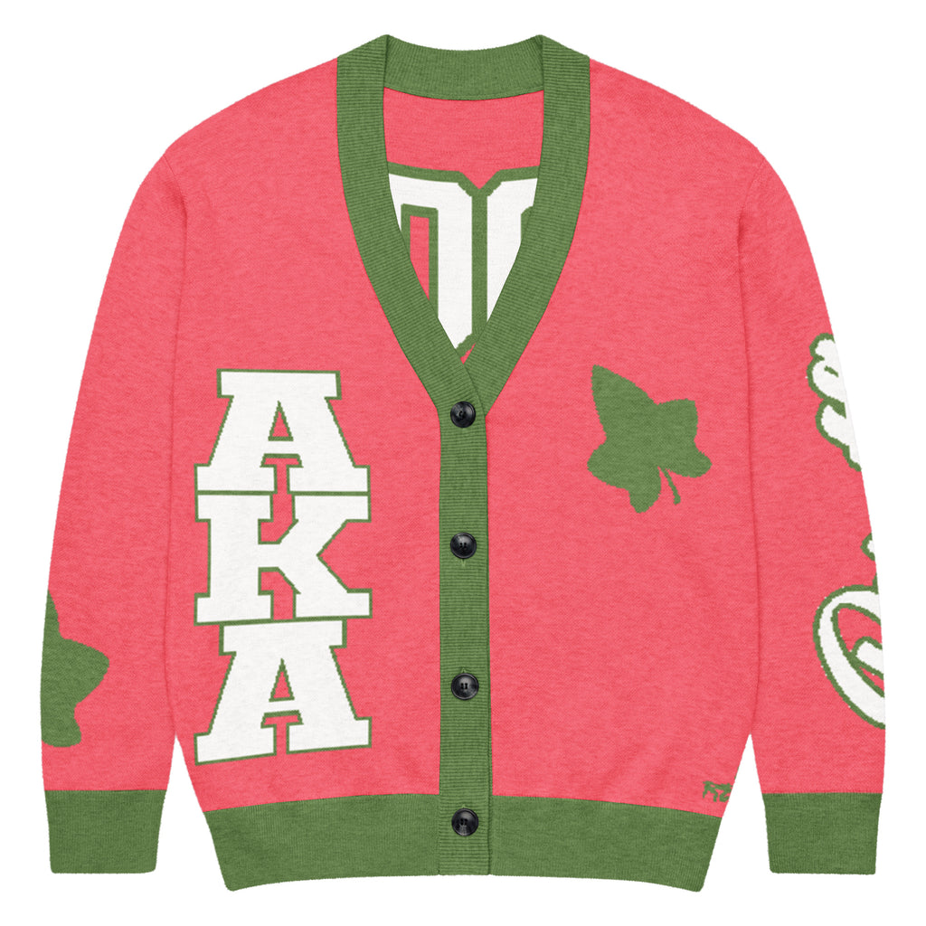 Alpha Kappa Alpha Knitted Cardigan