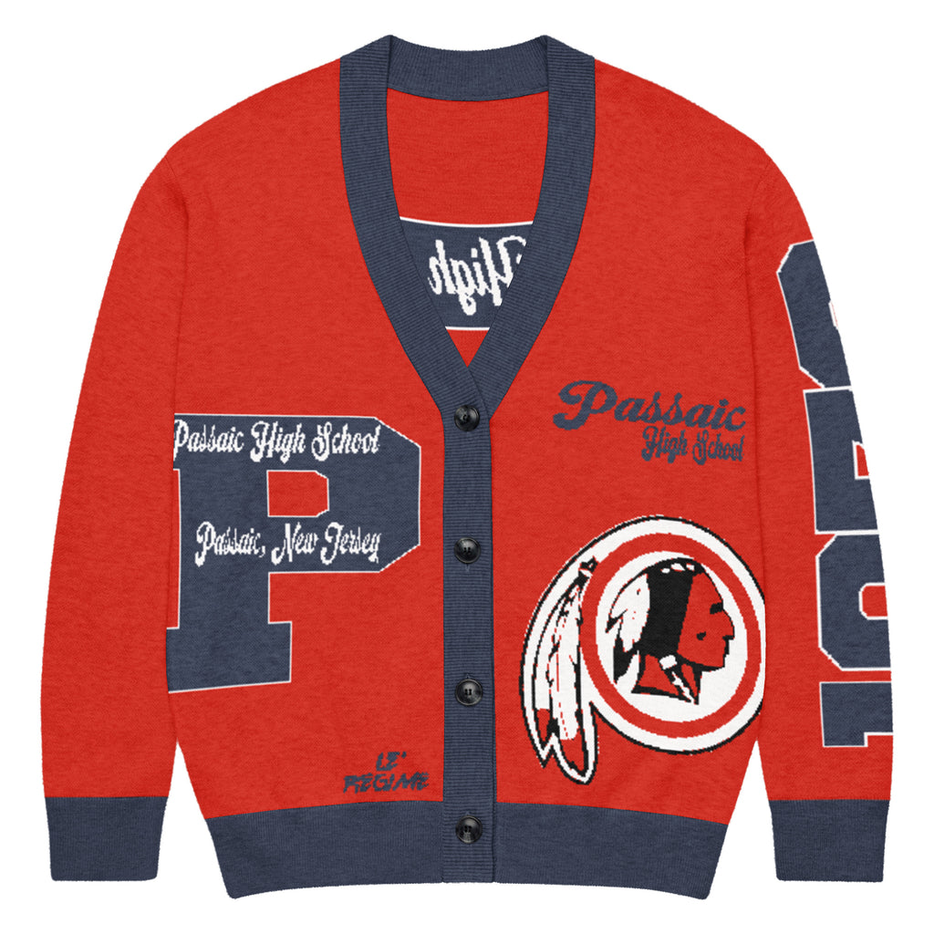 Passaic High School (NJ) Letterman Knitted Cardigan