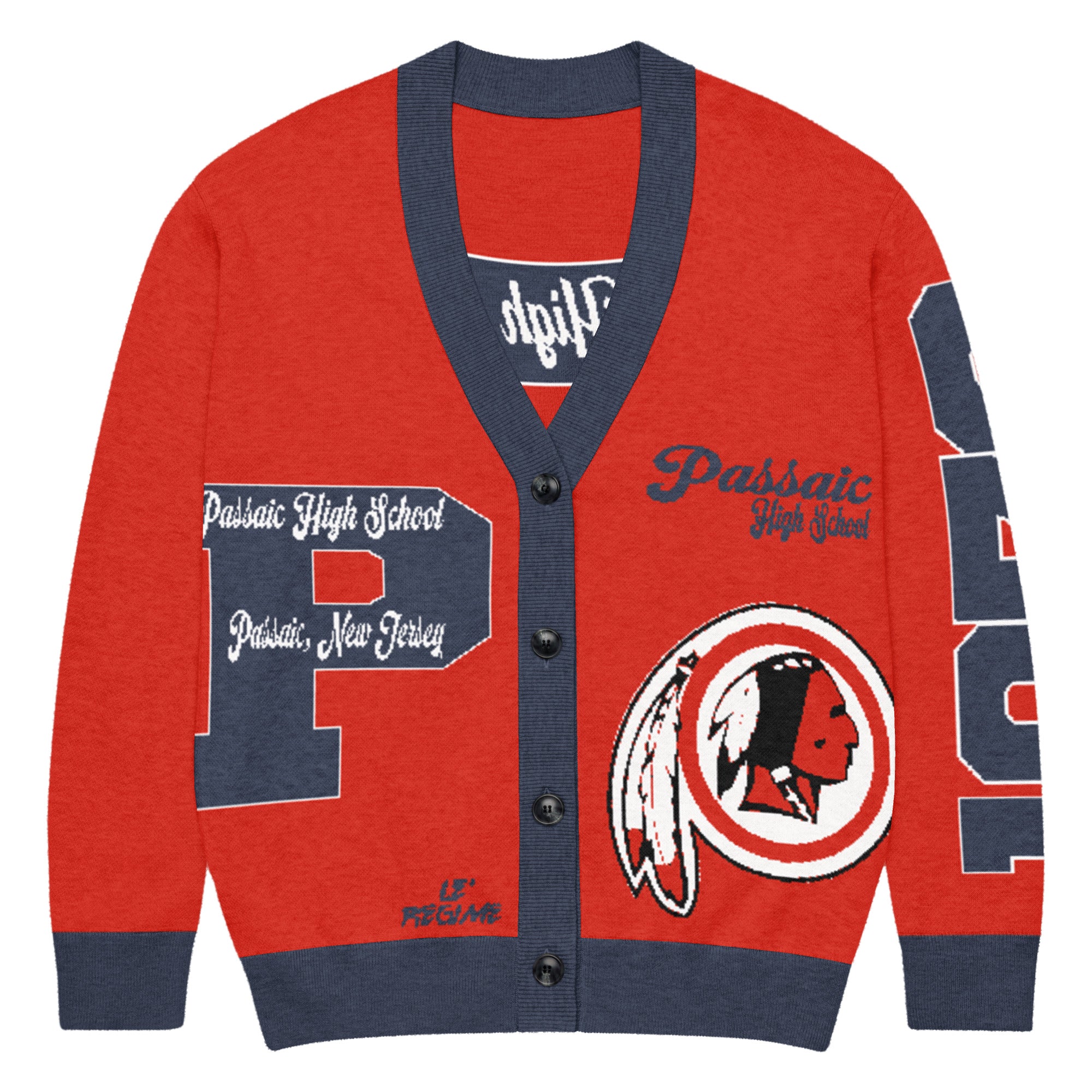 Passaic High School (NJ) Letterman Knitted Cardigan