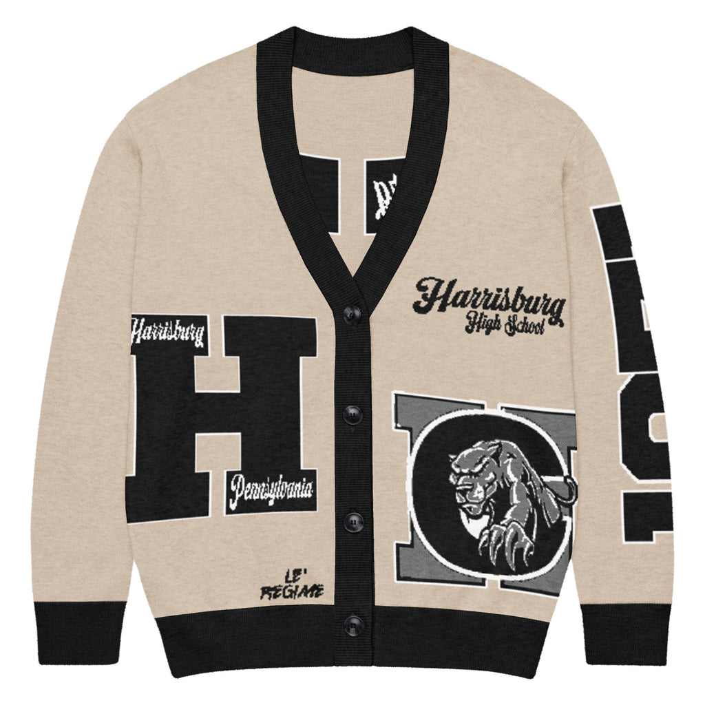Harrisburg High School (PA) Letterman Knitted Cardigan