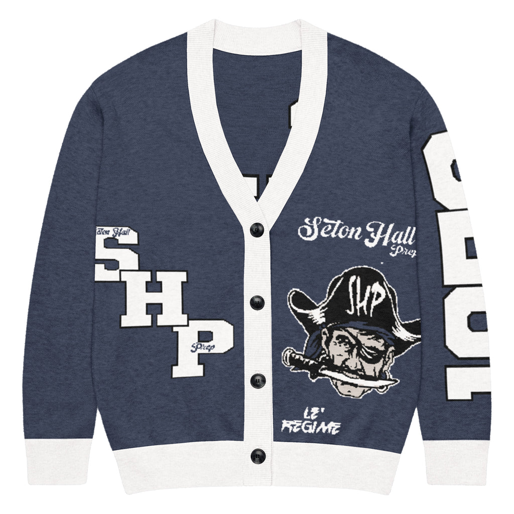Seton Hall Prep Letterman Knitted Cardigan