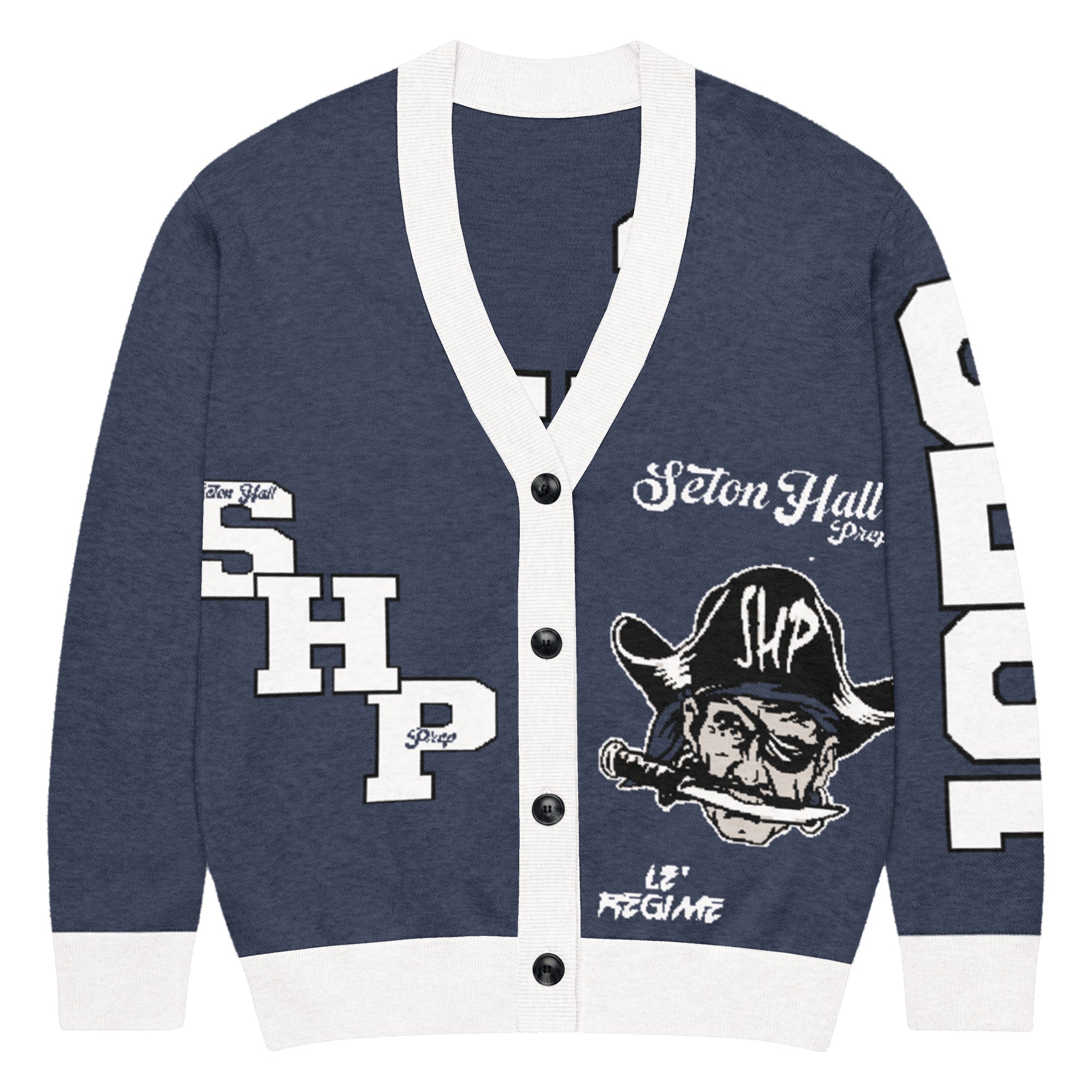 Seton Hall Prep Letterman Knitted Cardigan