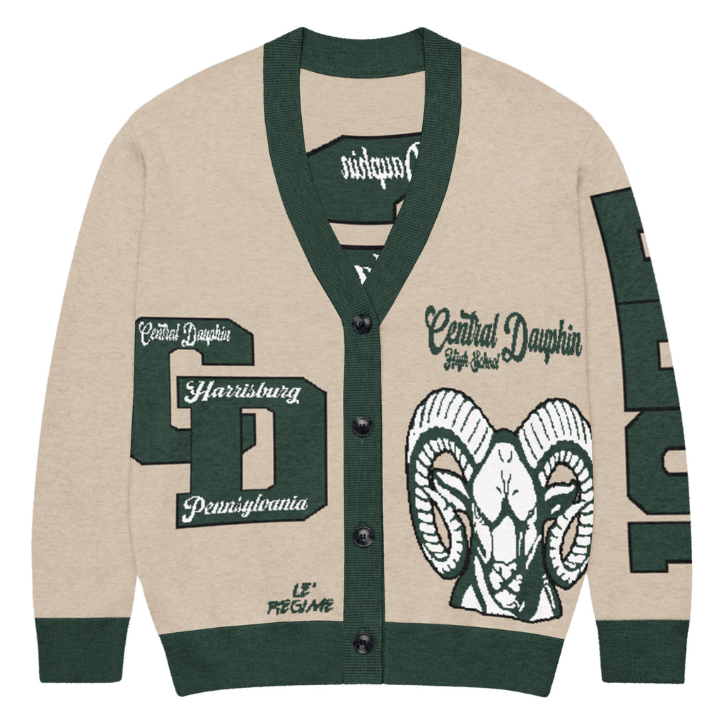 Central Dauphin High School (PA) Letterman Knitted Cardigan