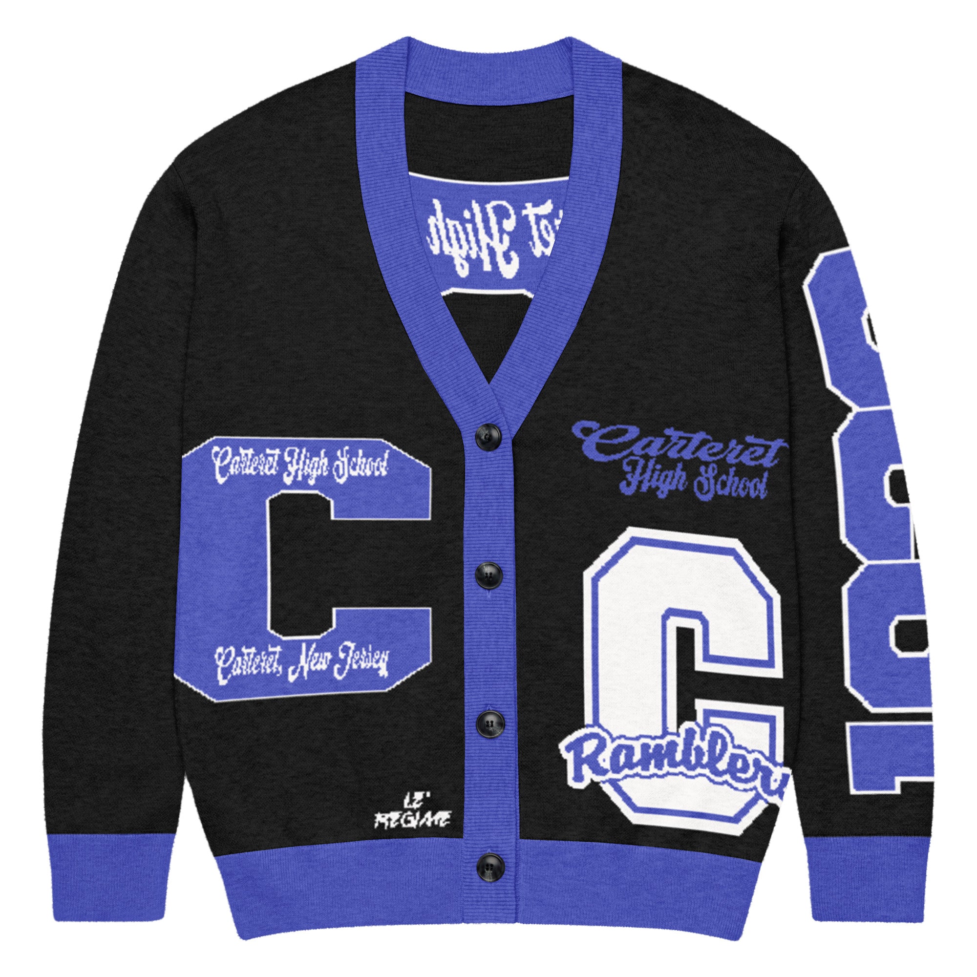 Carteret High (NJ) Letterman Knitted Cardigan
