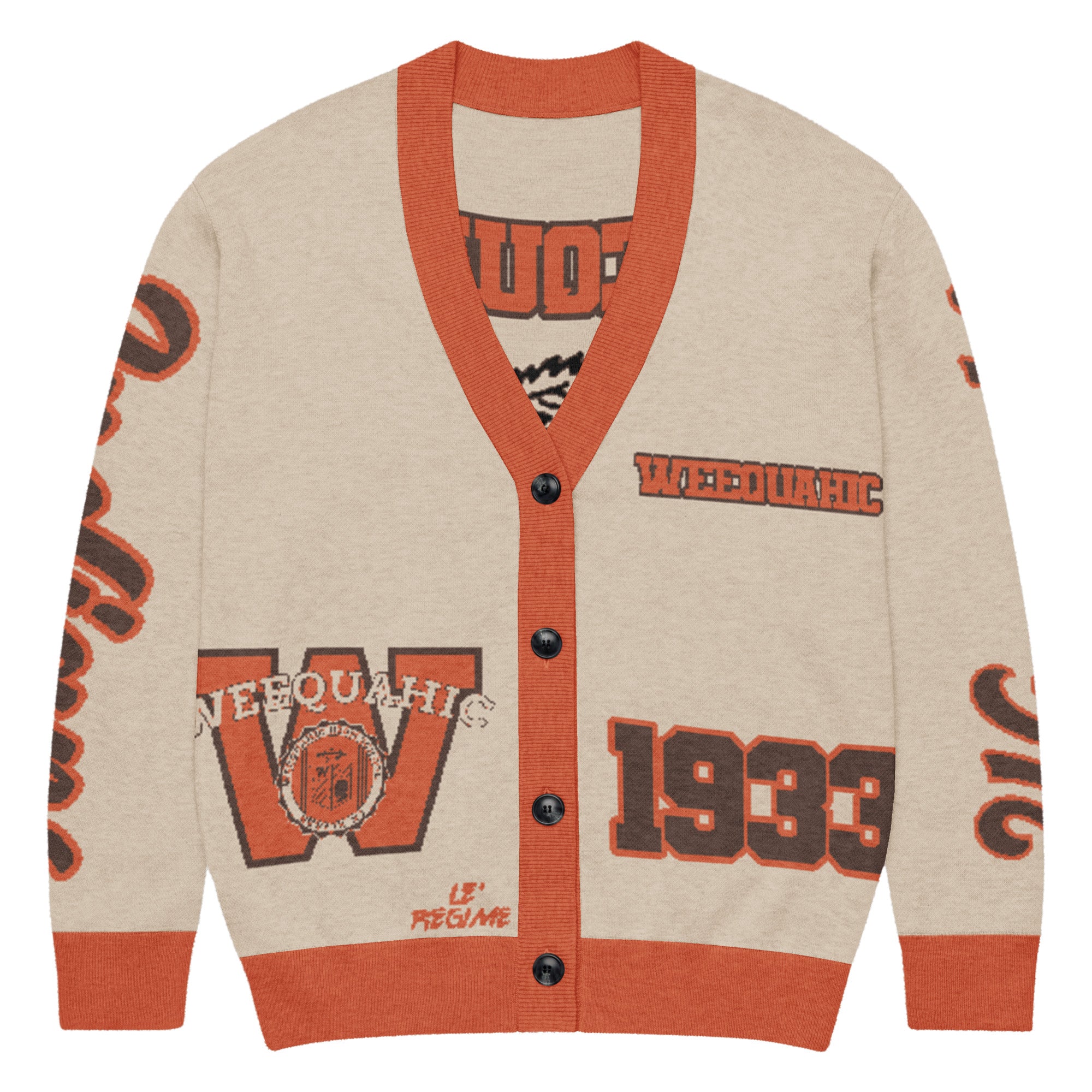 Weequahic High School x School Spirit Knitted Cardigan