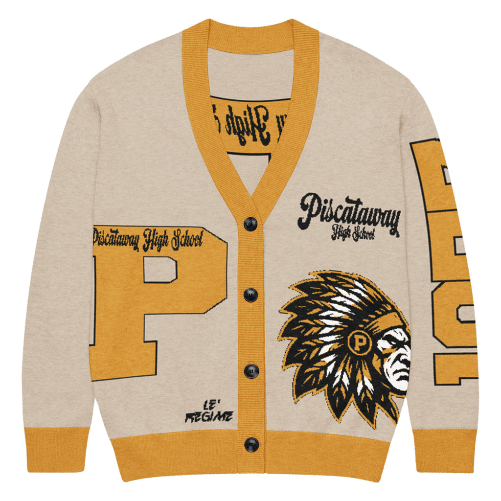 Piscataway High (NJ) Letterman Knitted Cardigan