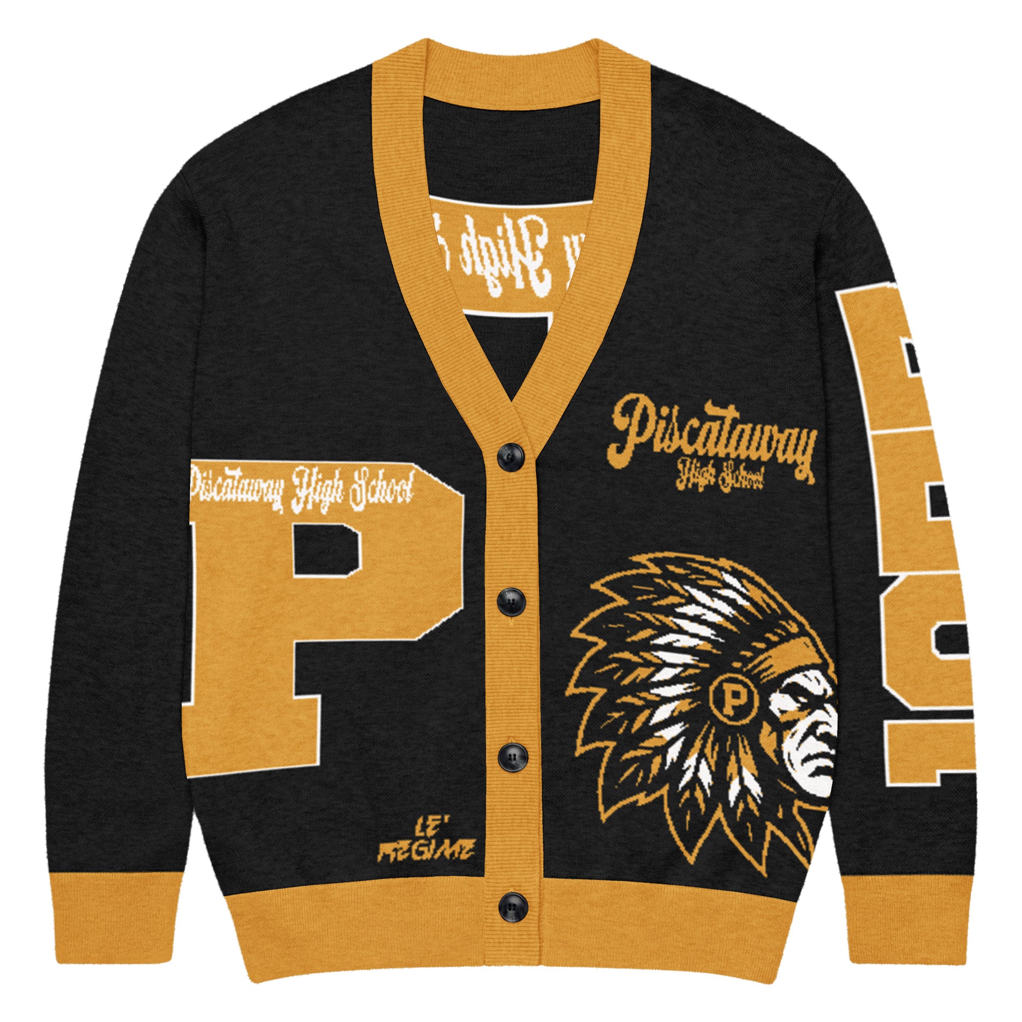 Piscataway High (NJ) Letterman Knitted Cardigan