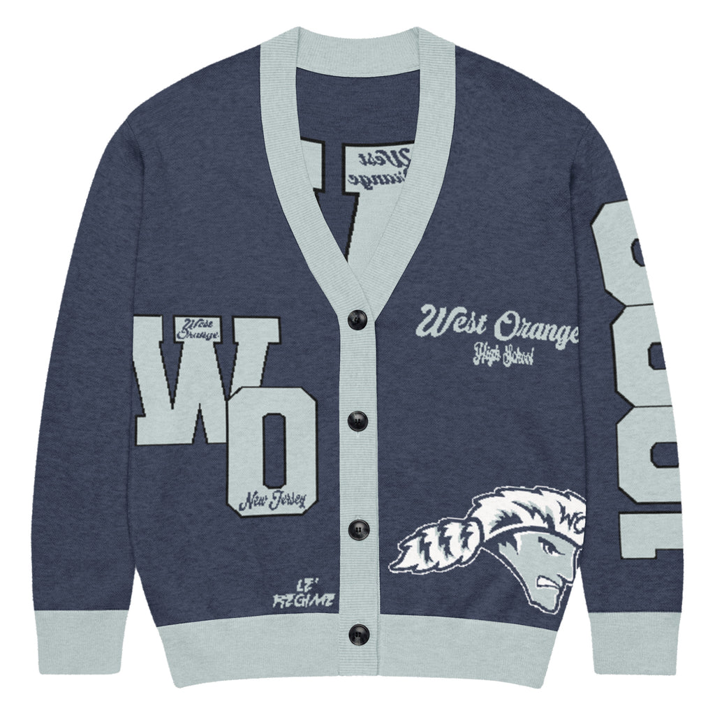 West Orange High School (NJ) Letterman Knitted Cardigan