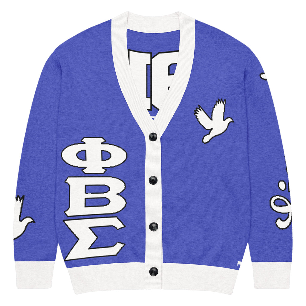 Phi Beta Sigma Knitted Cardigan