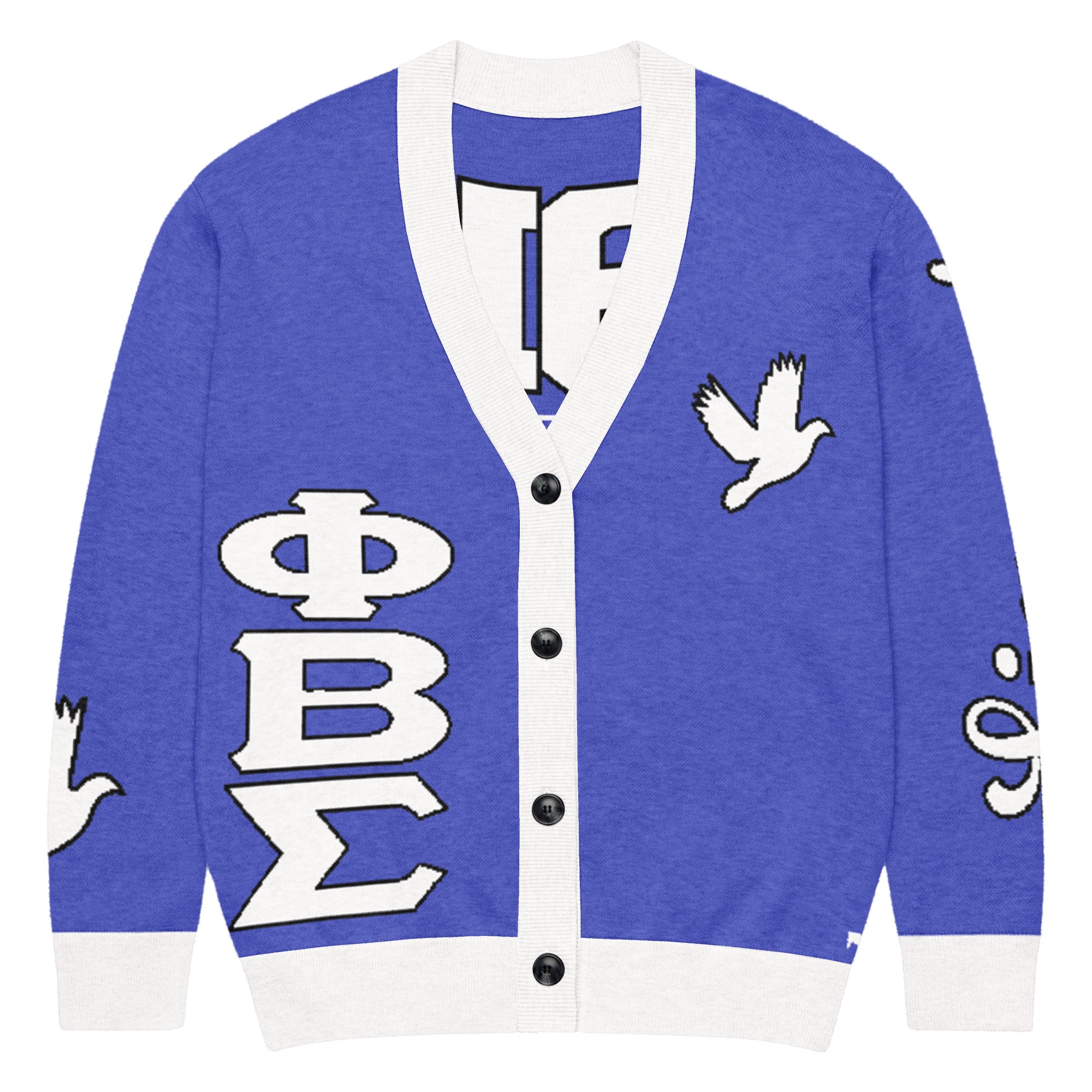 Phi Beta Sigma Knitted Cardigan