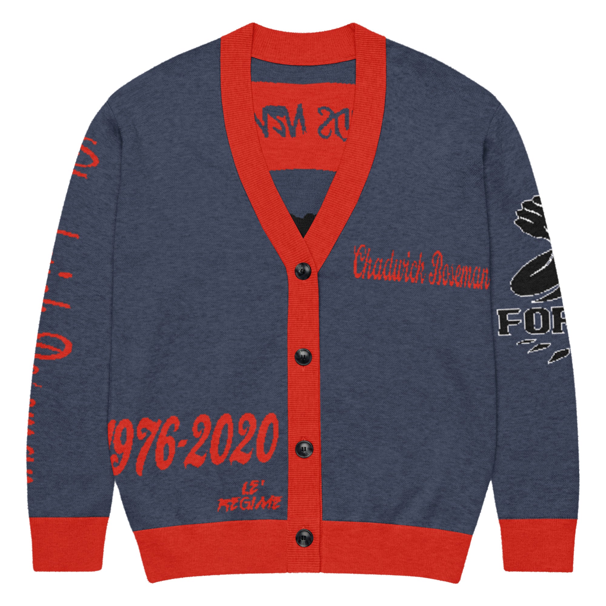 Chadwick Boseman Knitted Cardigan